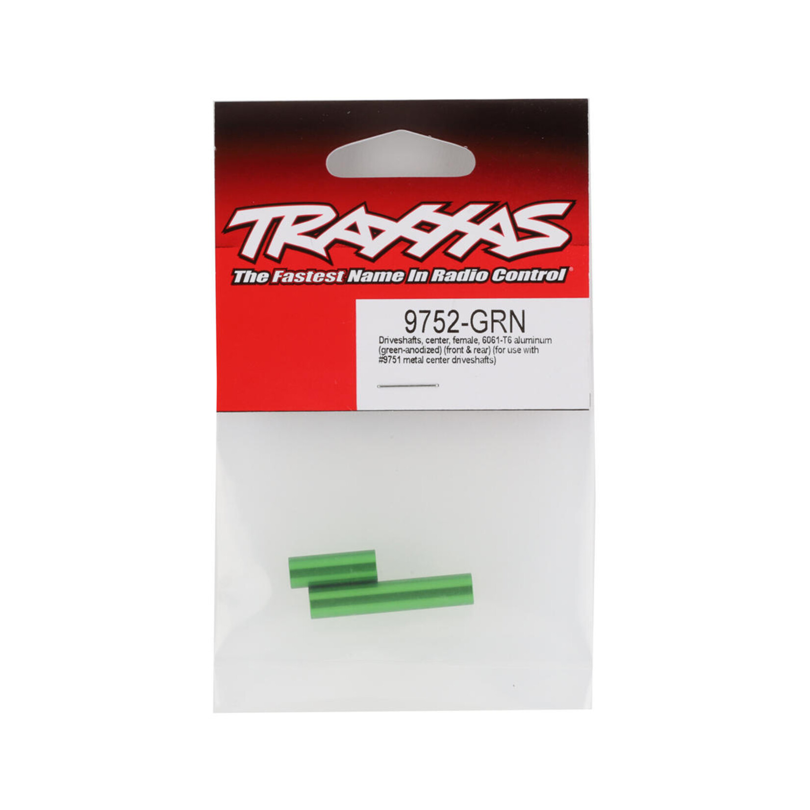 Traxxas Traxxas TRX-4M Aluminum Center Driveshafts (Green) (2) #9752-GRN