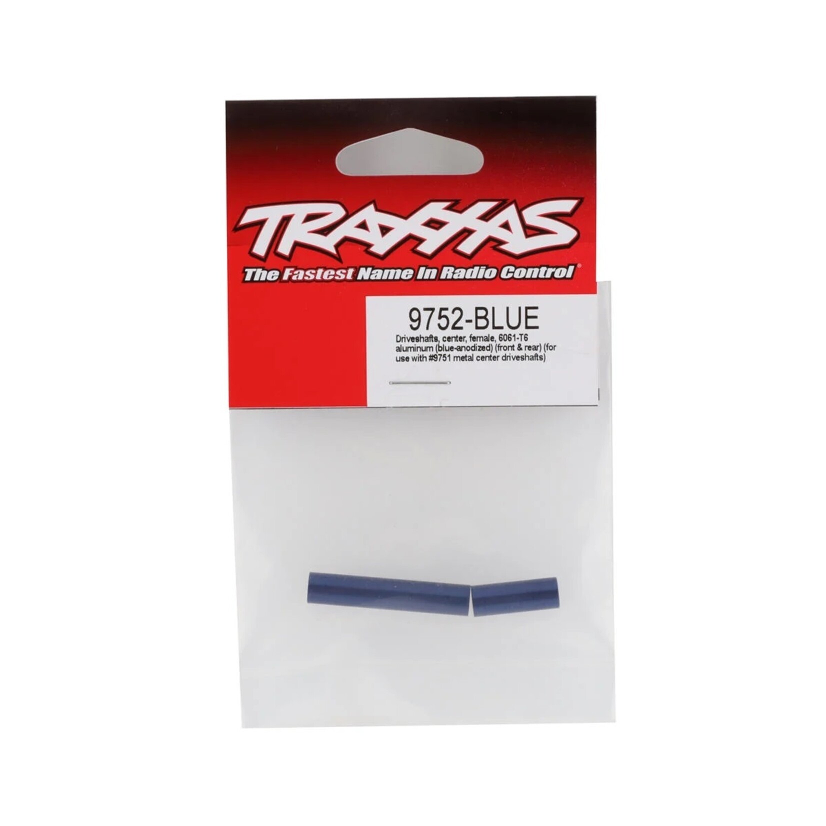 Traxxas Traxxas TRX-4M Aluminum Center Driveshafts (Blue) (2) #9752-BLUE