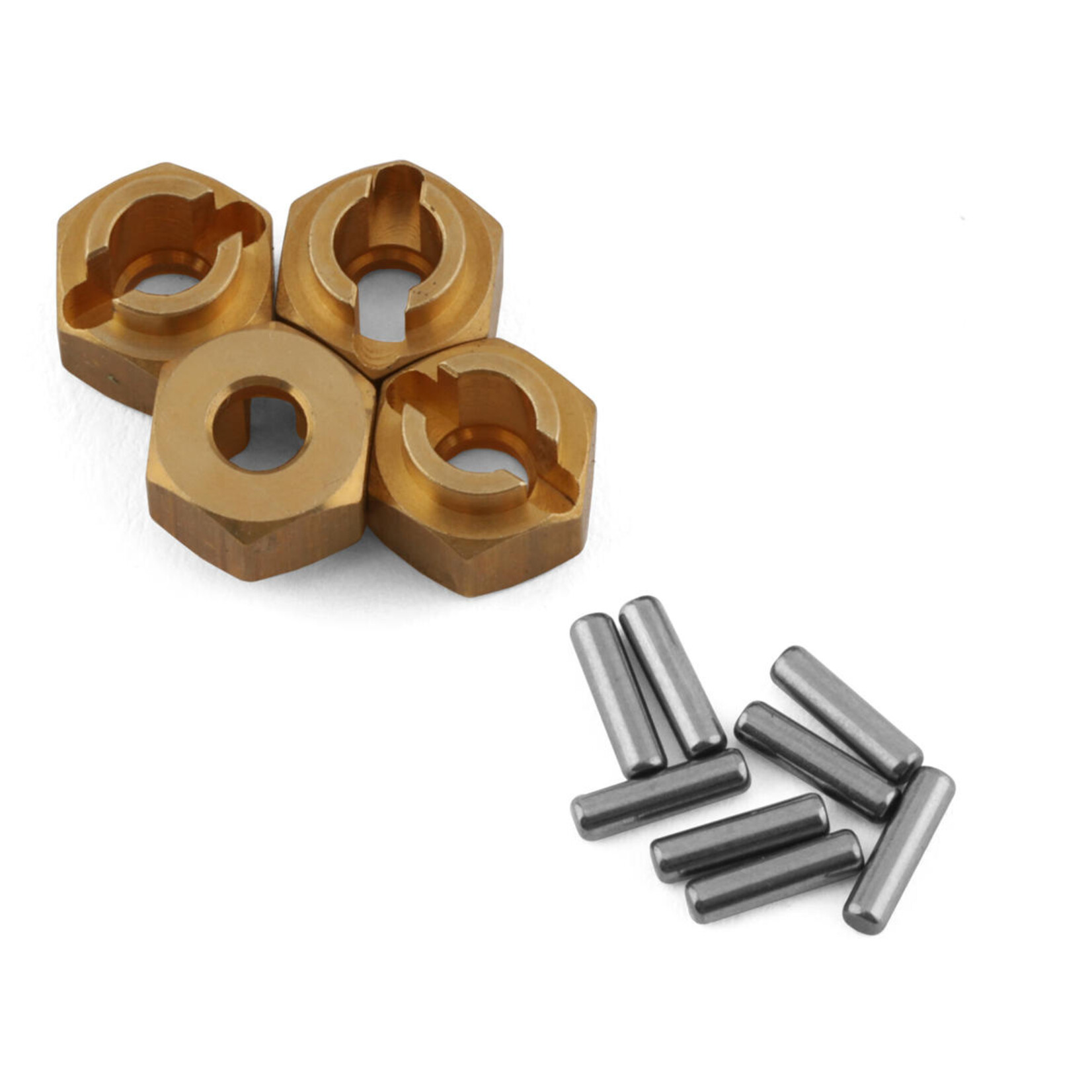 Traxxas #9750X Traxxas TRX-4M Brass Wheel Hexes (4) (4g)