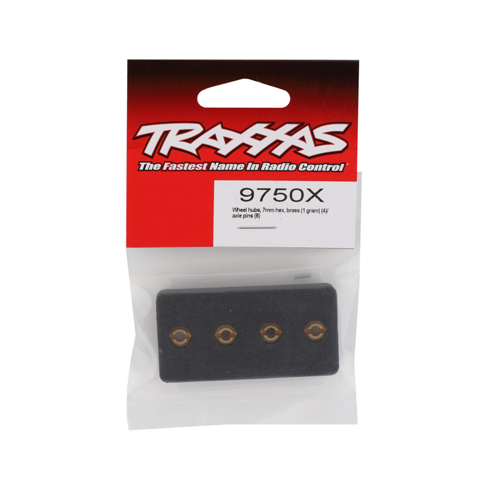 Traxxas #9750X Traxxas TRX-4M Brass Wheel Hexes (4) (4g)
