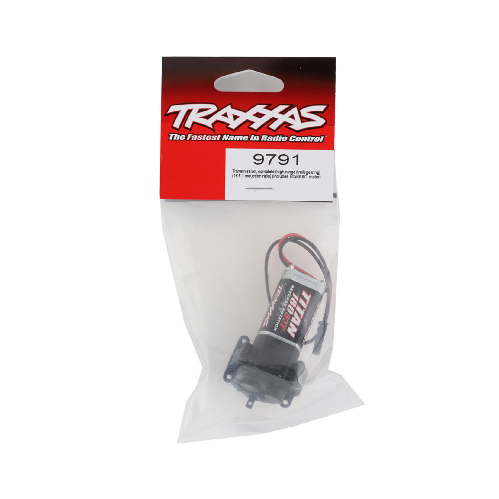 Traxxas Traxxas Complete Transmission w/87T Motor (Trail Gearing) (TRX-4M) #9791