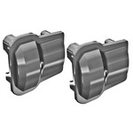 Traxxas #9787-GRAY Traxxas Aluminum Axle Cover (Grey) (2) (TRX-4M)