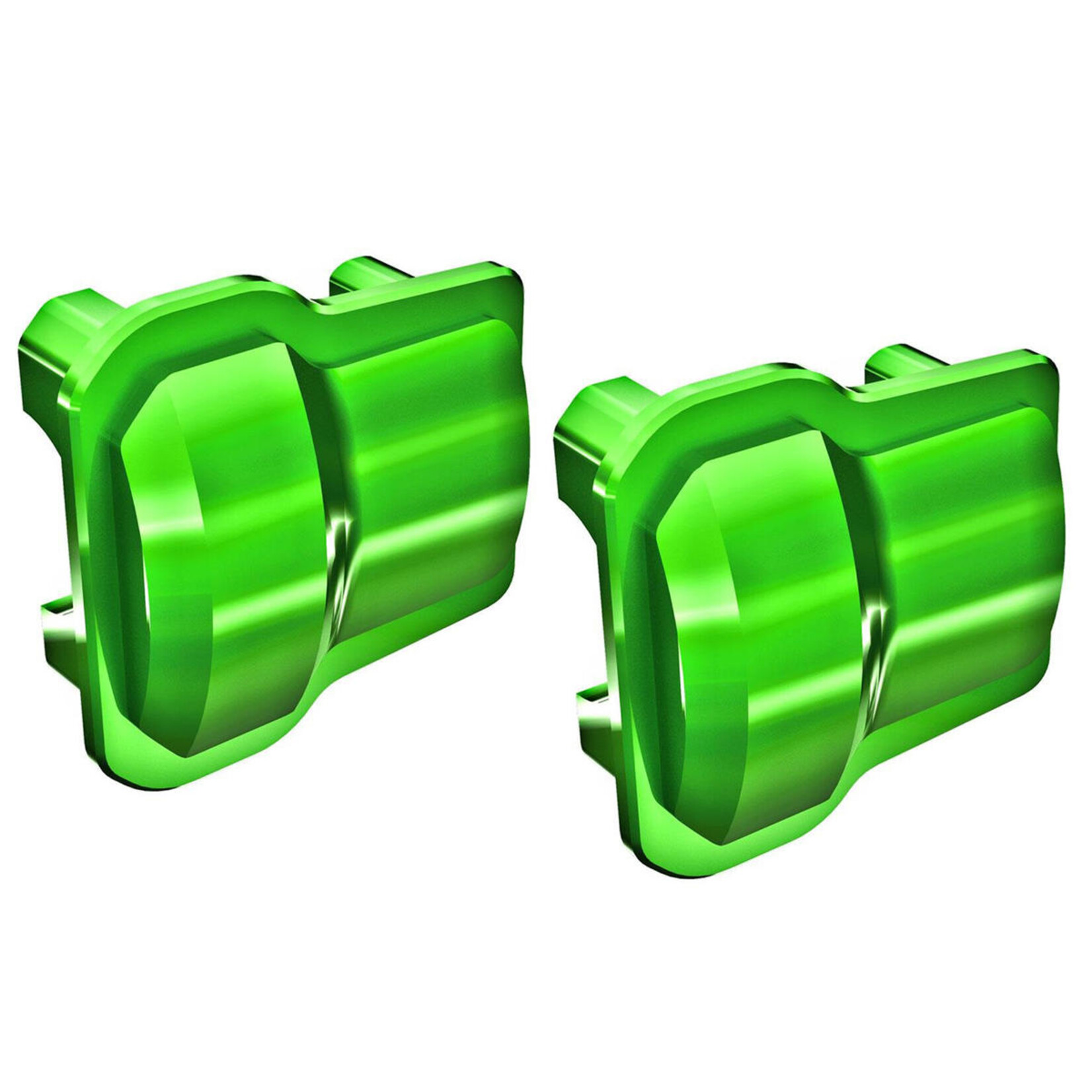 Traxxas #9787-GRN Traxxas Aluminum Axle Cover (Green) (2) (TRX-4M)