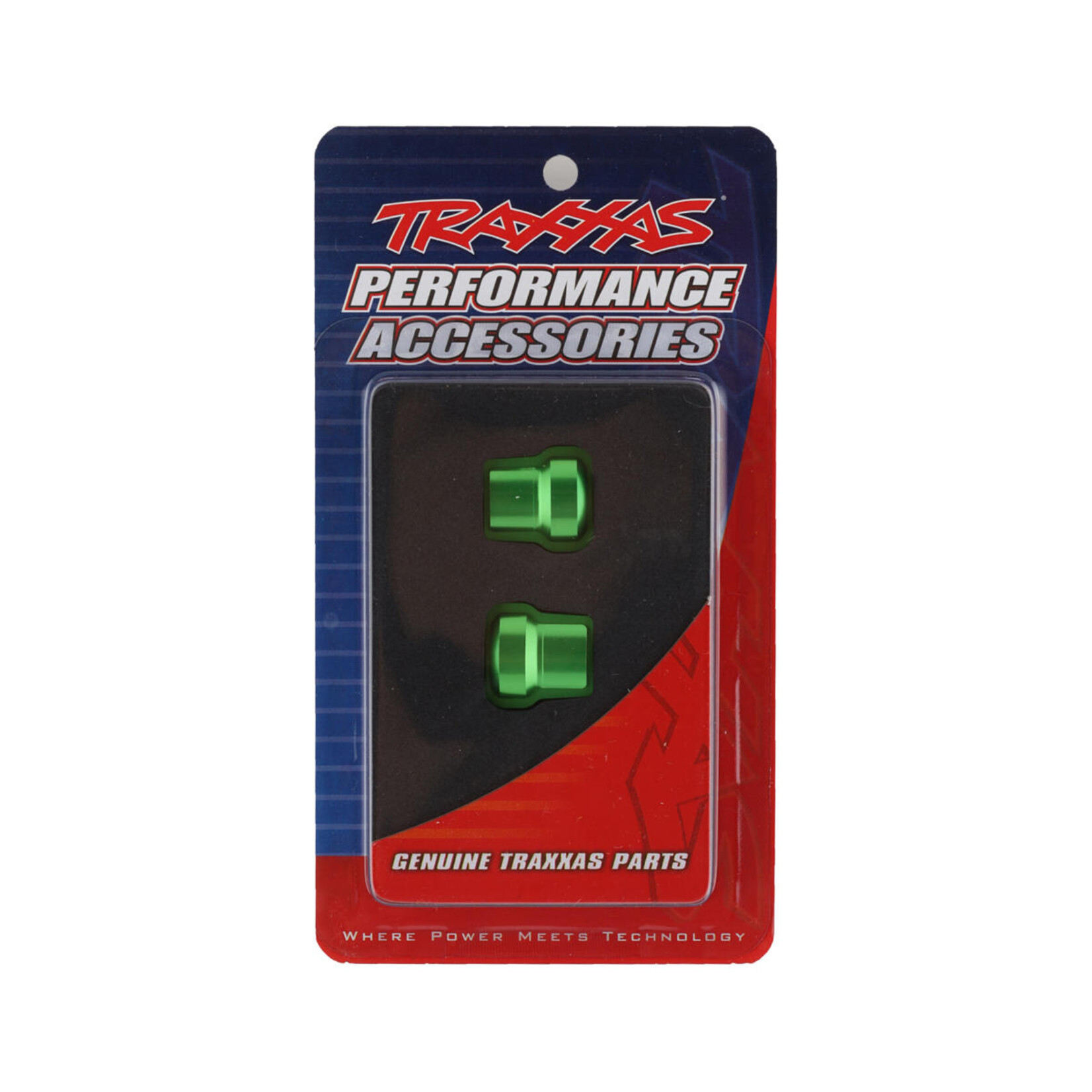 Traxxas #9787-GRN Traxxas Aluminum Axle Cover (Green) (2) (TRX-4M)