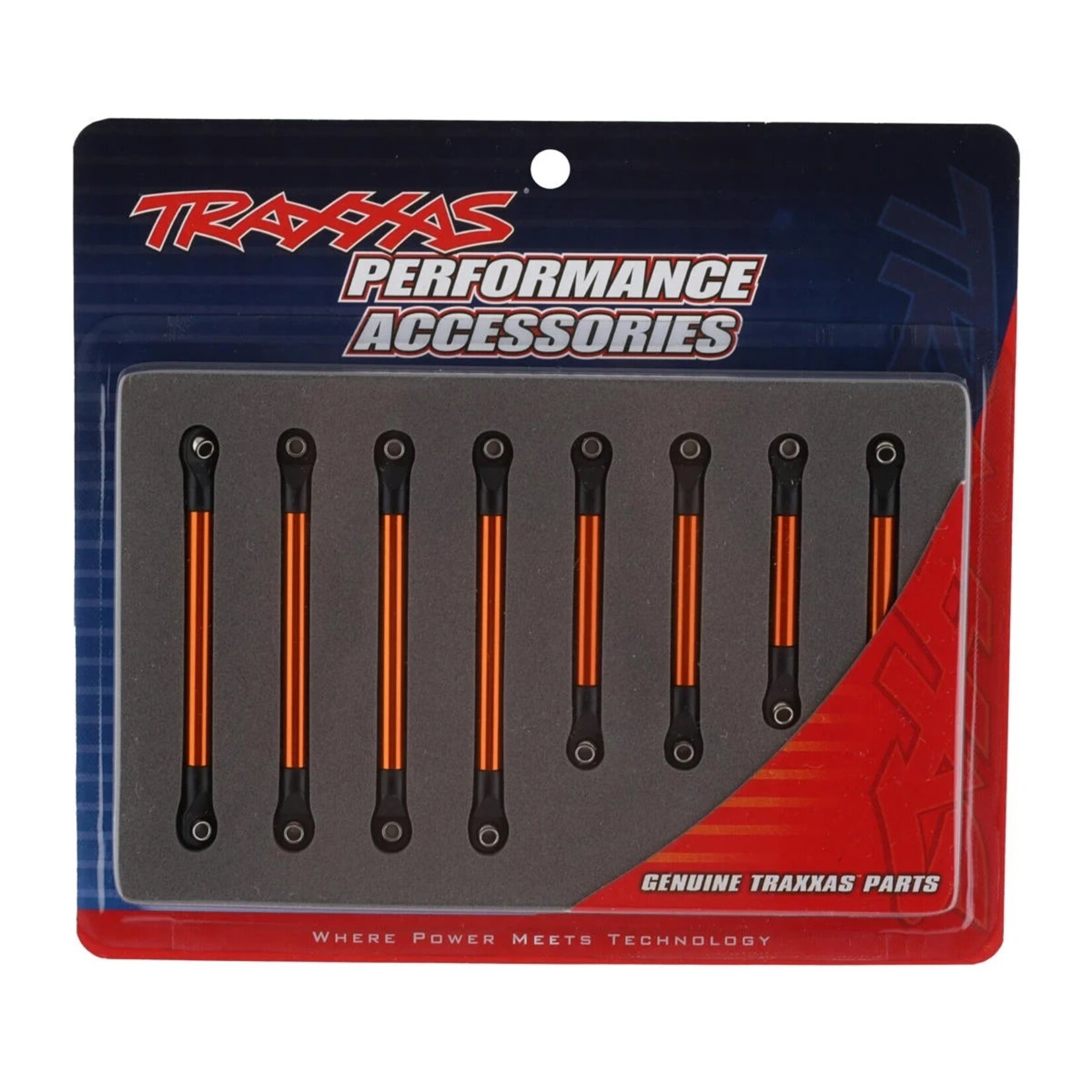 Traxxas #9749-ORNG  Traxxas TRX-4M Aluminum Suspension Link Set (Orange) (8)