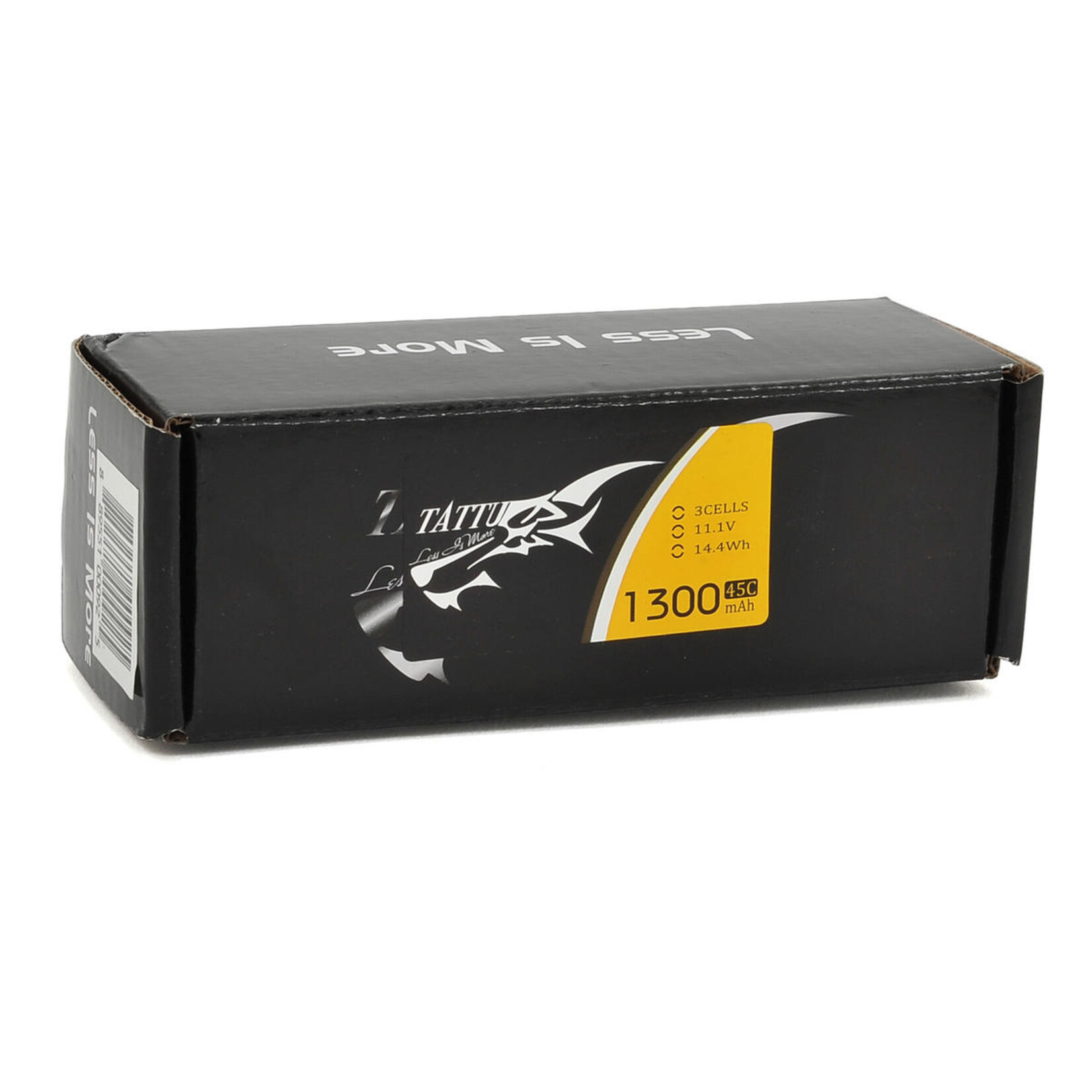 Tattu Tattu 45C 3S Lipo Battery (11.1V/1300mAh) w/XT-60 Plug #TAA13003S45X6