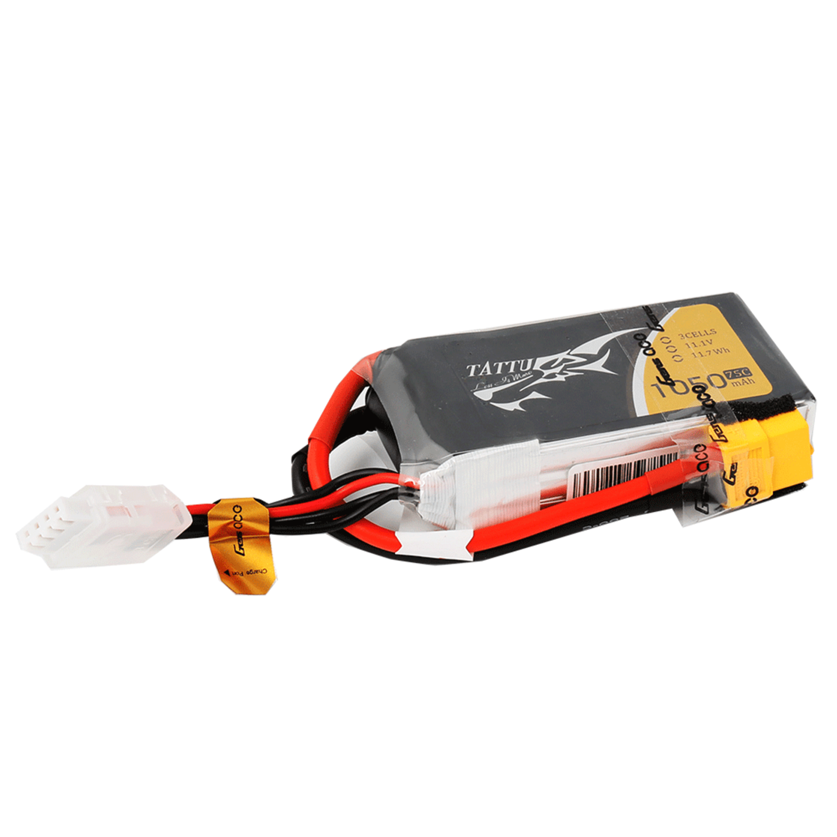 Tattu #TAA10503S75X6 Tattu 3S LiPo Battery 75C (11.1V/1050mAh)