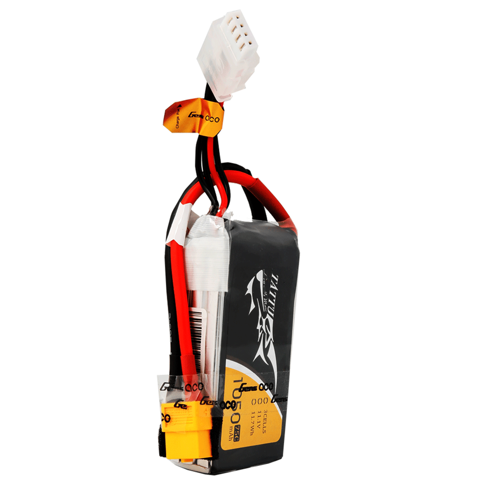 Tattu #TAA10503S75X6 Tattu 3S LiPo Battery 75C (11.1V/1050mAh)