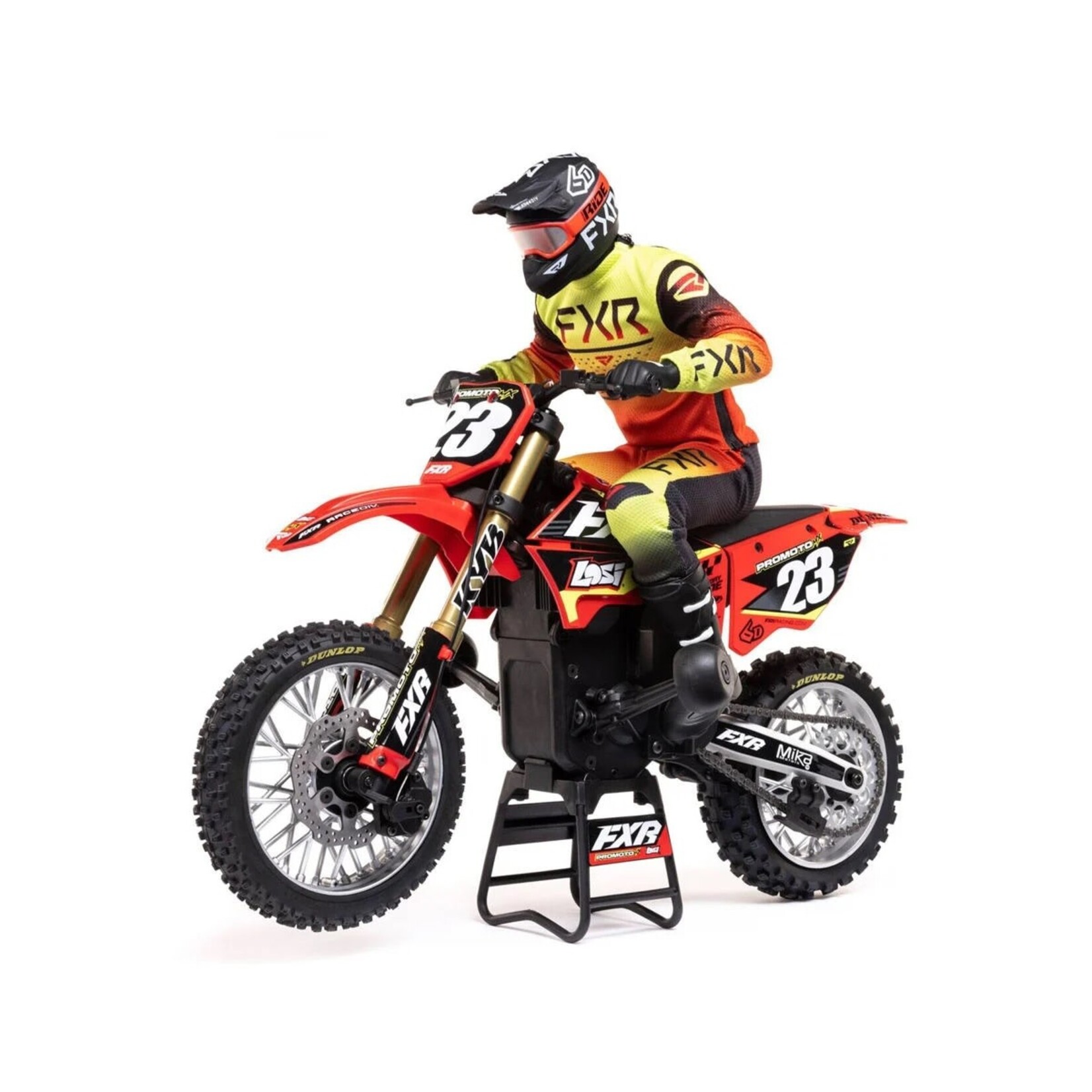 Losi Losi Promoto-MX RTR 1/4 Brushless Motorcycle (FXR) w/2.4GHz DX3PM Radio & MS6X System #LOS06000T1