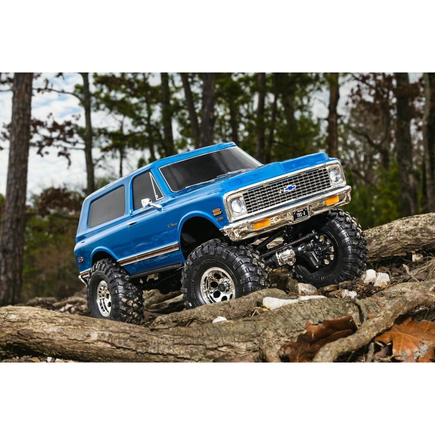 Traxxas Traxxas TRX-4 1/10 High Trail Edition RC Crawler w/'72 Chevy K5 Blazer Body (Blue) & TQi 2.4GHz Radio #92086-4-BLUE