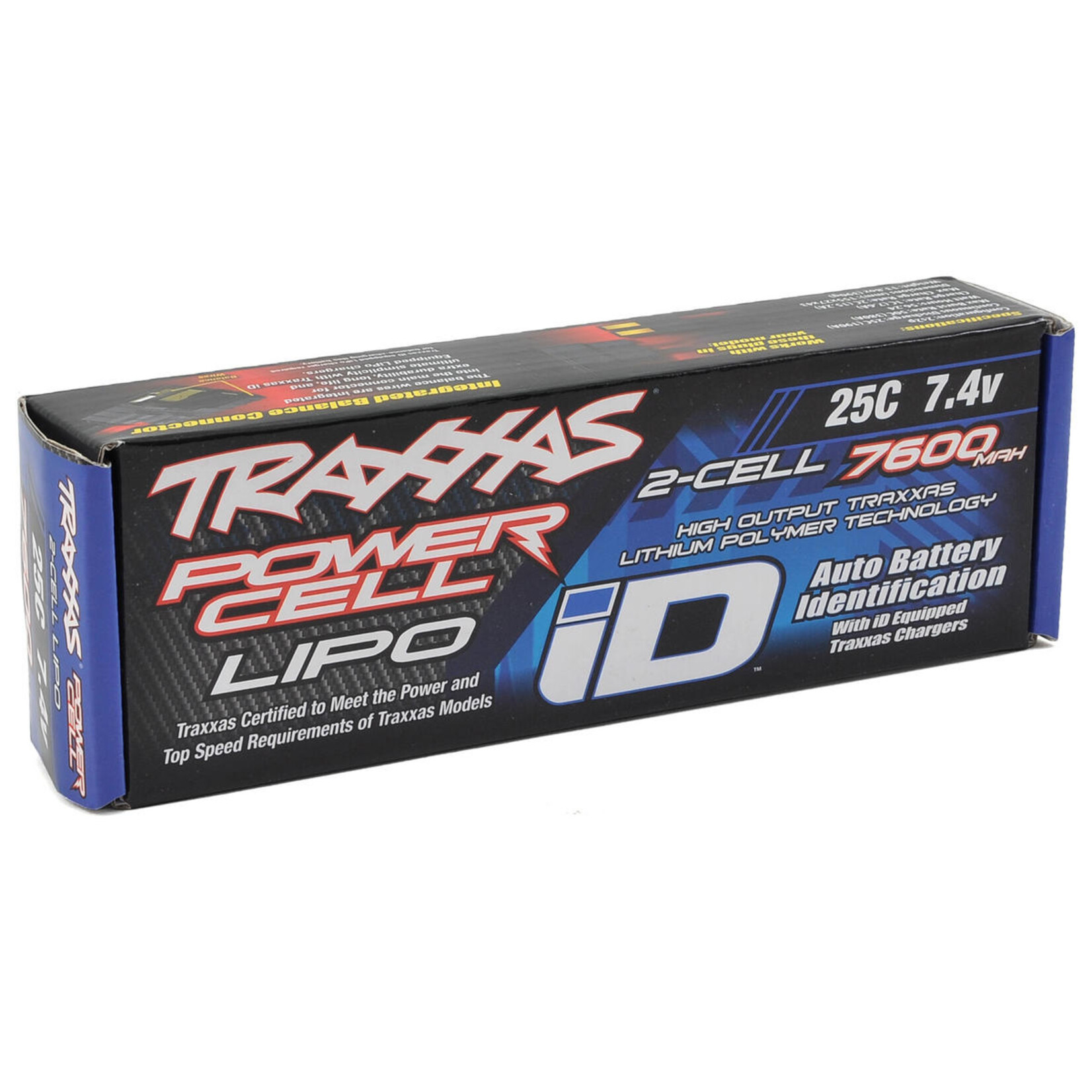 Traxxas Traxxas 2S "Power Cell" 25C LiPo Battery w/iD Traxxas Connector (7.4V/7600mAh) #2869X