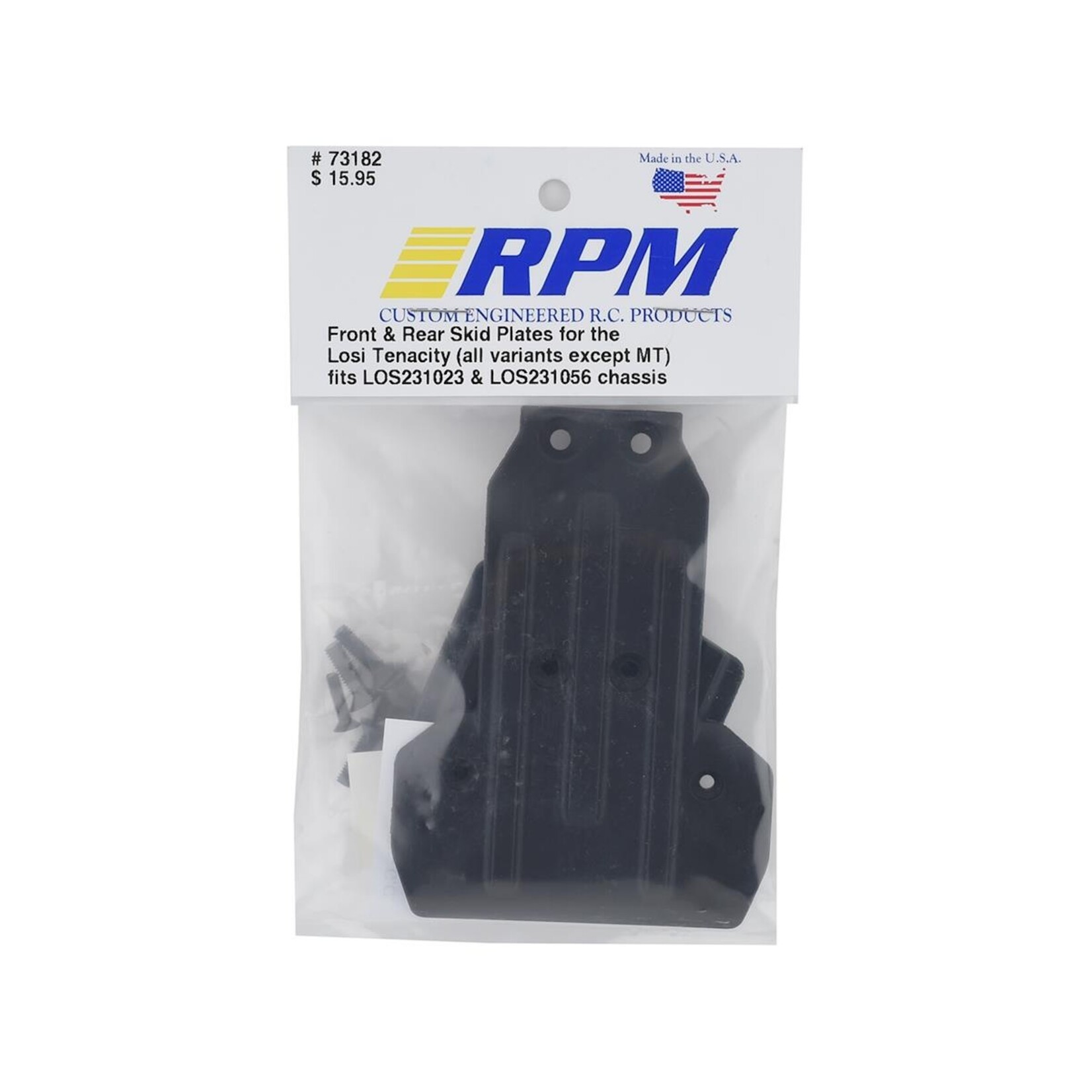 RPM RPM Losi Tenacity Front Skid Plate #73182