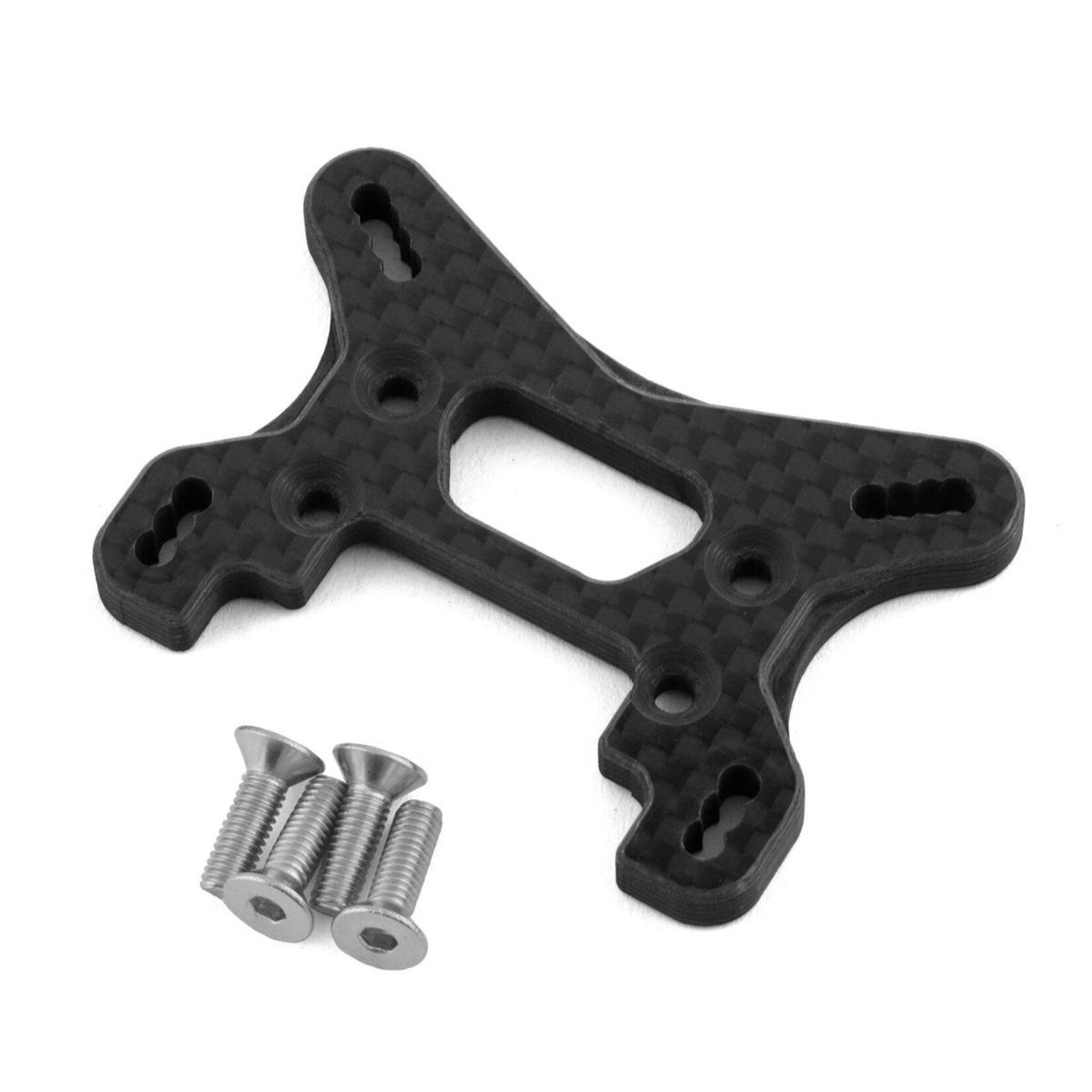 Vision Racing Vision Racing TLR 22X-4 Carbon Fiber Front Shock Tower (-2mm) w/Plus One Camber Hole #00225