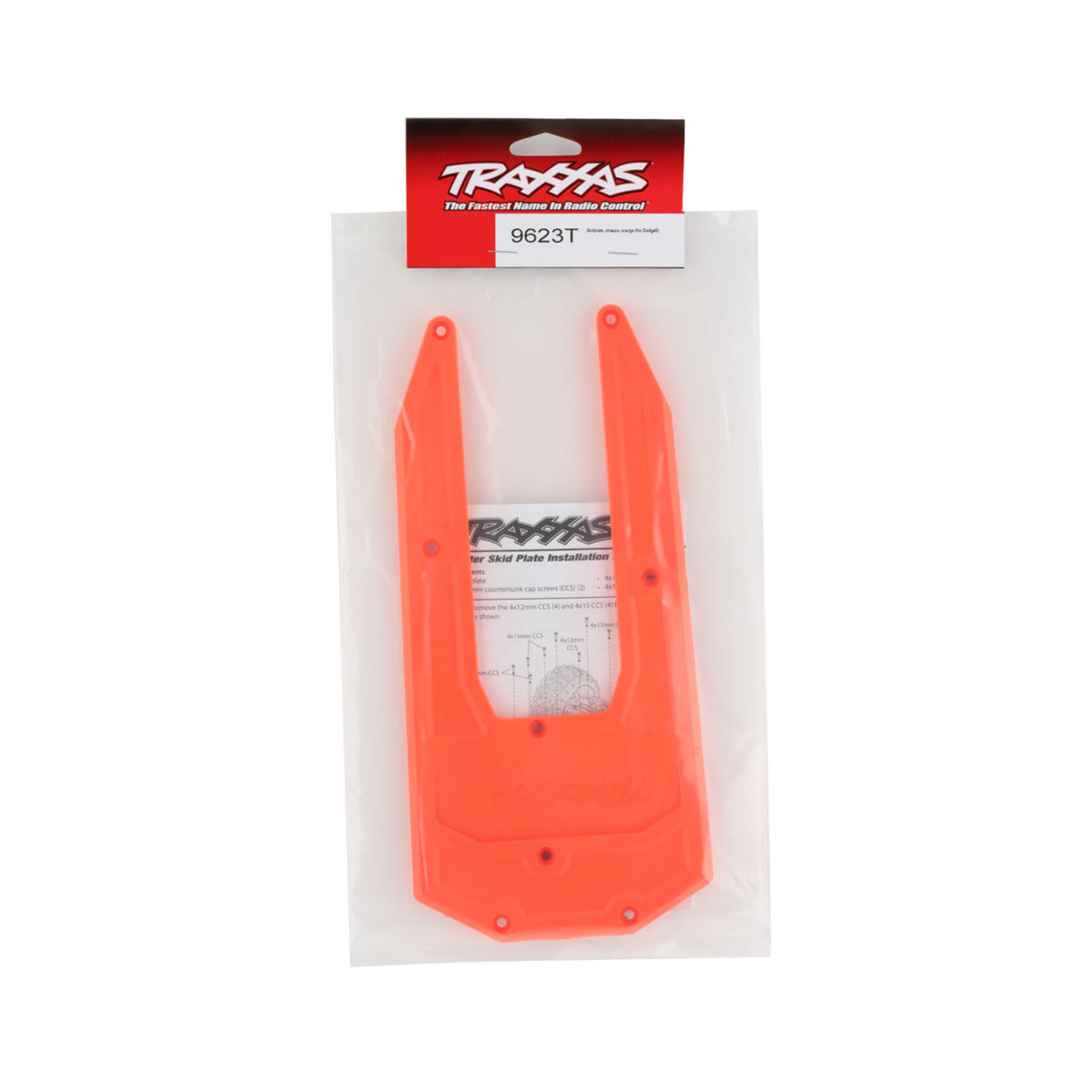 Traxxas Traxxas Sledge Chassis Skidplate (Orange) #9623T