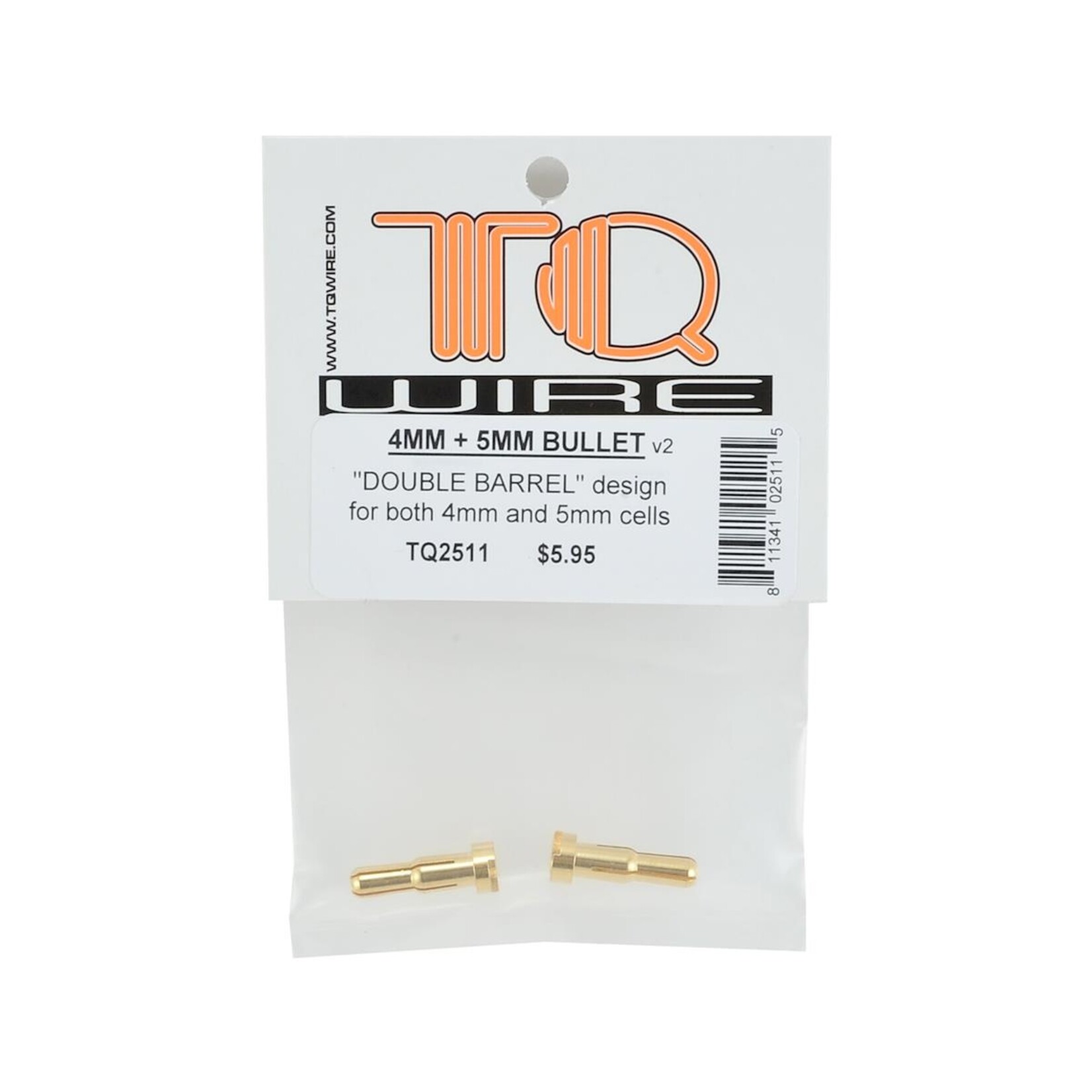 TQ Wire TQ Wire 4mm/5mm Bullet Low Profile Top (2) #TQW2511
