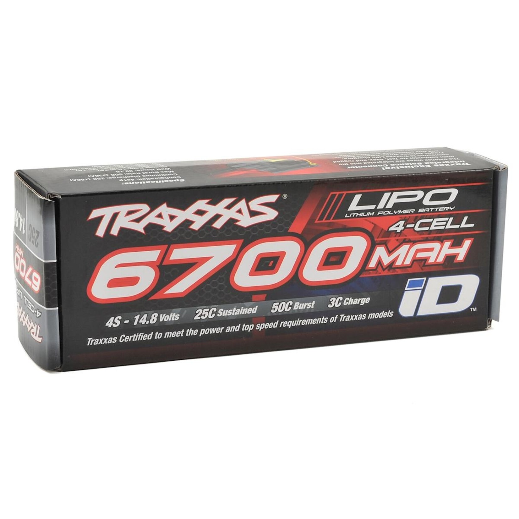 Traxxas #2890X  Traxxas 4S "Power Cell" 25C LiPo Battery w/iD Traxxas Connector (14.8V/6700mAh)