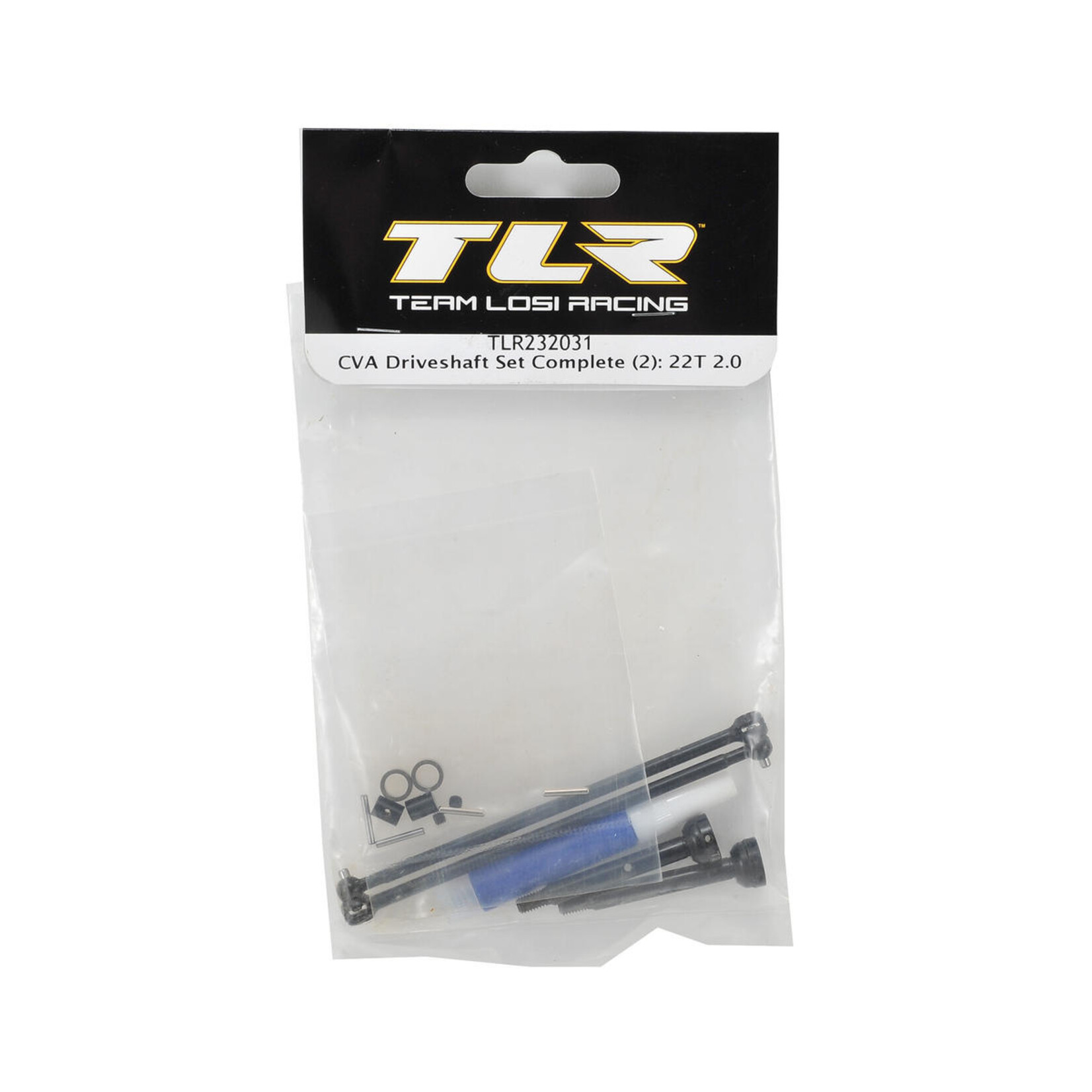 TLR Team Losi Racing Complete CVA Driveshaft Set (2) #TLR232031