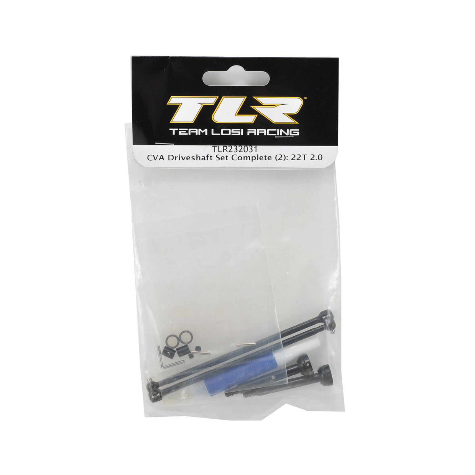 TLR #TLR232031  Team Losi Racing Complete CVA Driveshaft Set (2)