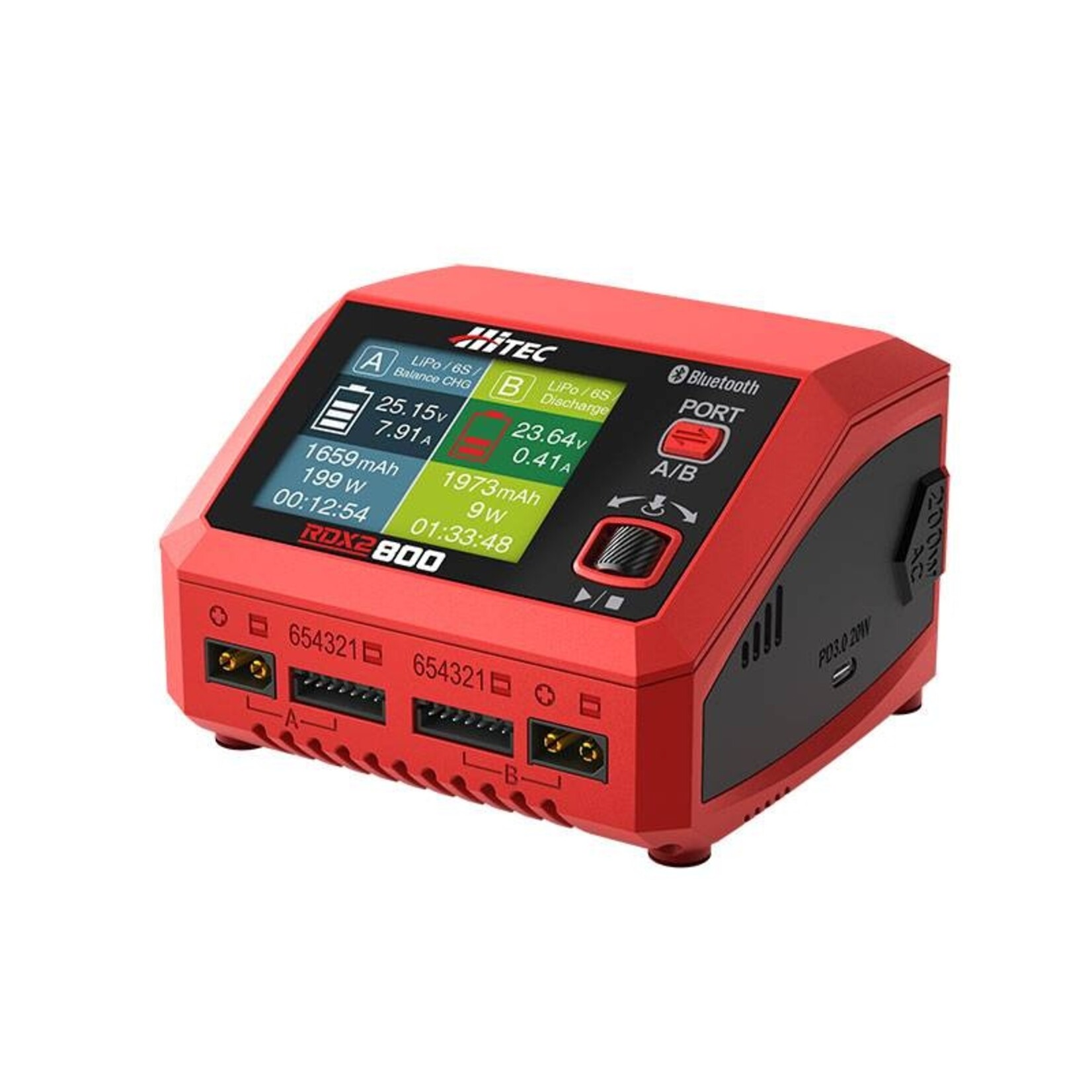 Hitec #44311 Hitec RDX2 800 AC/DC Multi-Function Smart Charger