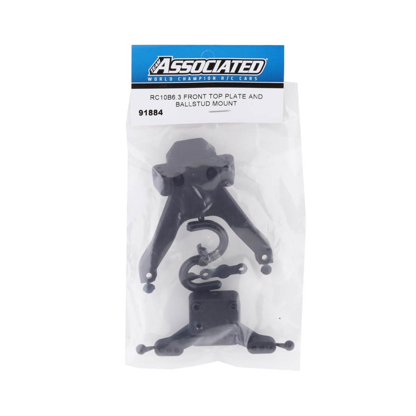Team Associated Team Associated RC10B6.3 Front Top Plate & Ballstud Mount #91884