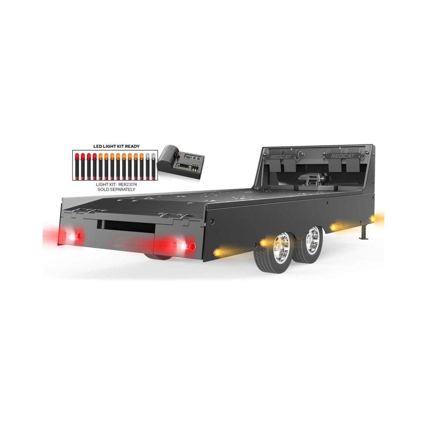 Redcat Racing #RER21925  Redcat 1/10 Scale Custom Car Hauler Trailer