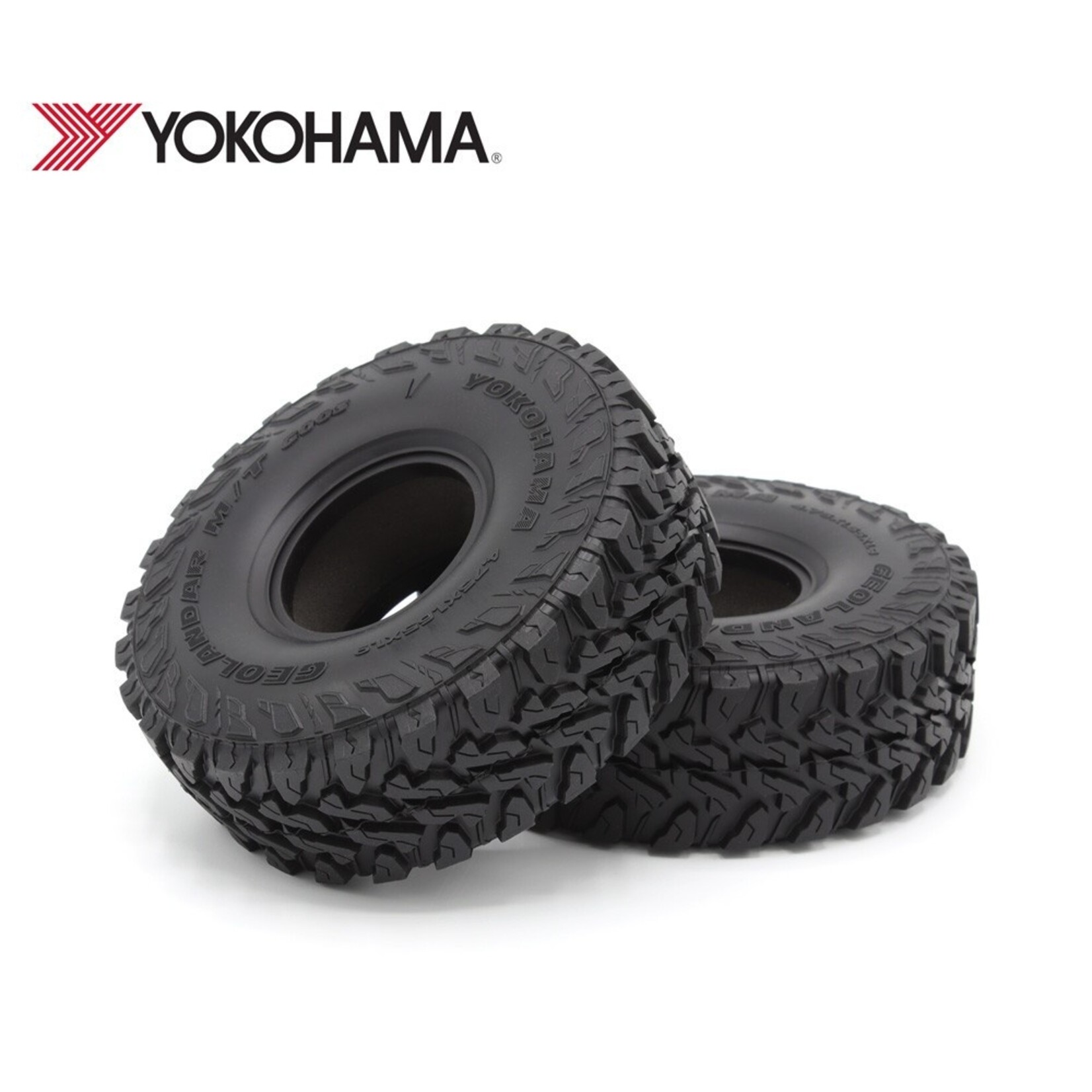 Vanquish Products #VPS10105 Vanquish Products Yokohama Geolander M/T 1.9" Rock Crawler Tires (2) (Red)