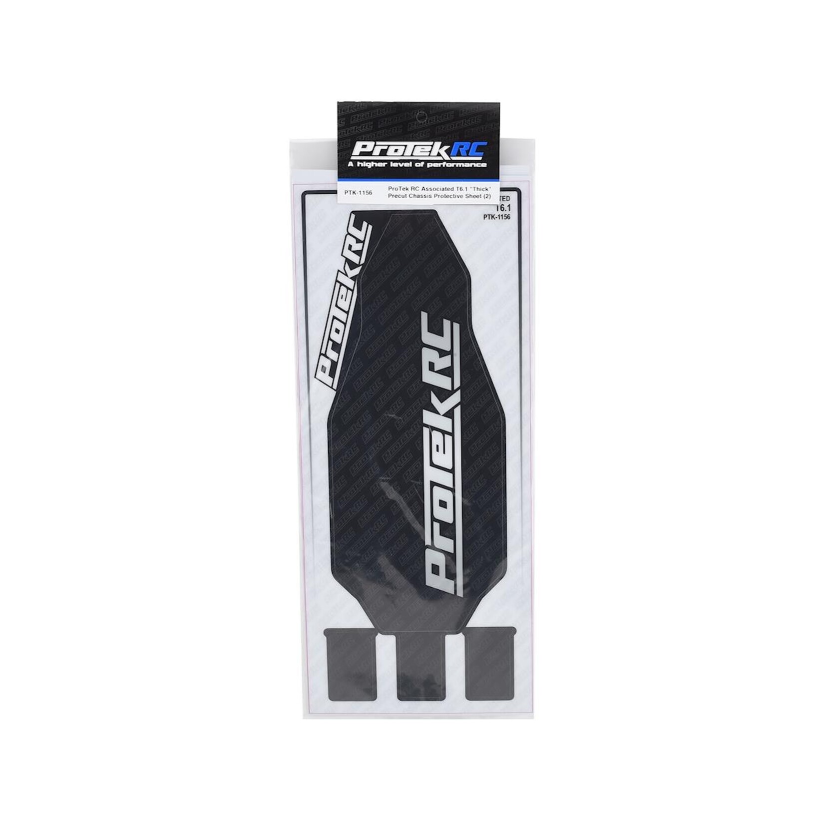 ProTek RC #PTK-1156 ProTek RC Associated T6.1 & T6.2 "Thick" Precut Chassis Protector Sheet (2)