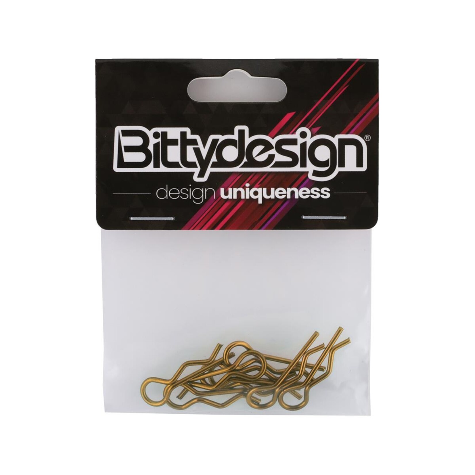 Bittydesign Bittydesign 1/8 Body Clips (Gold) #BDBC-88GO