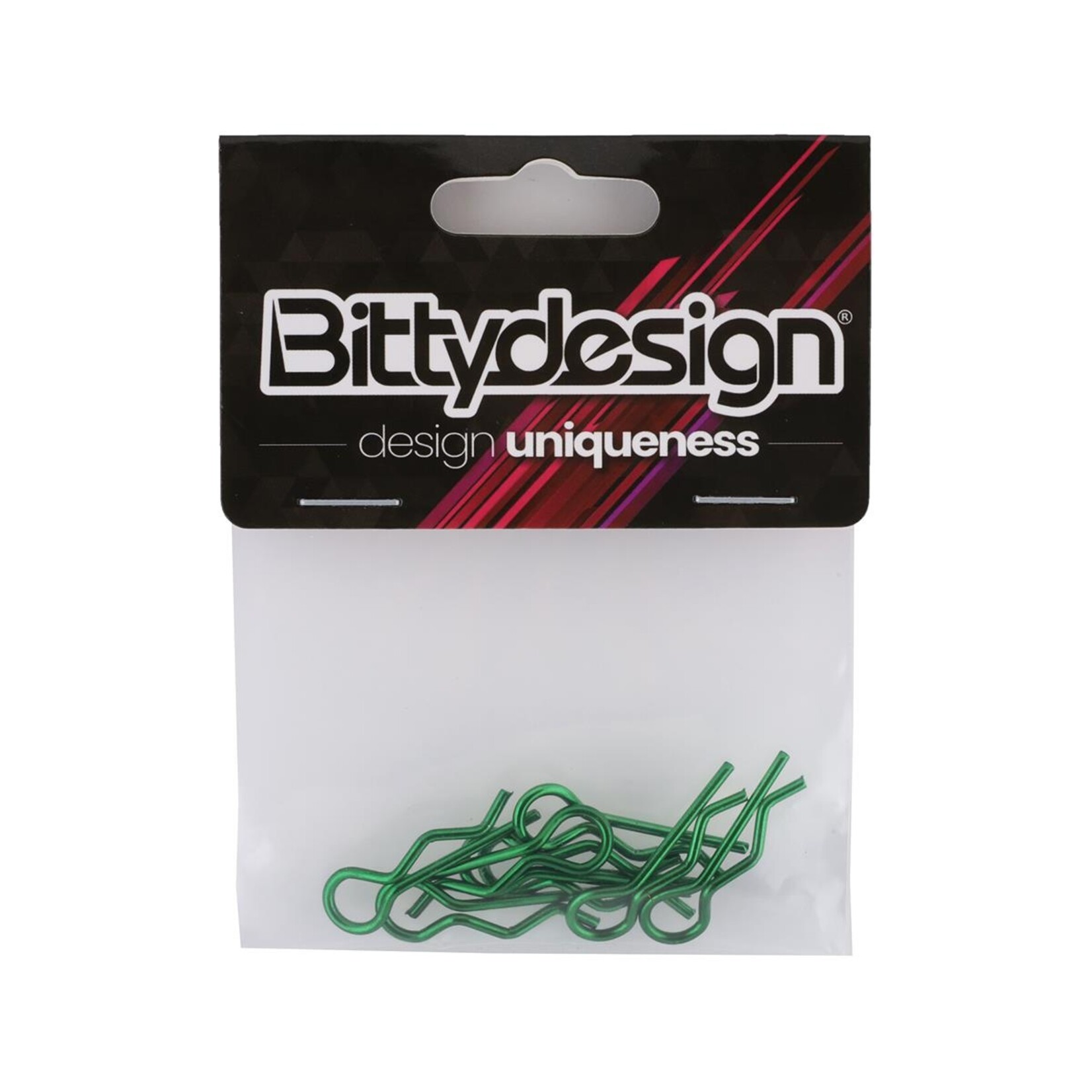 Bittydesign Bittydesign 1/8 Body Clips (Green) #BDBC-88GR