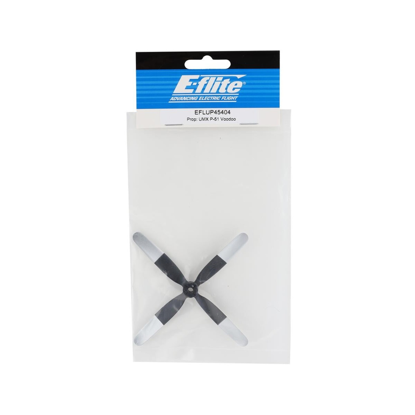 E-flite #EFLUP45404 E-flite UMX P-51 Voodoo 4-Blade Propeller (4.5 x 4.0)