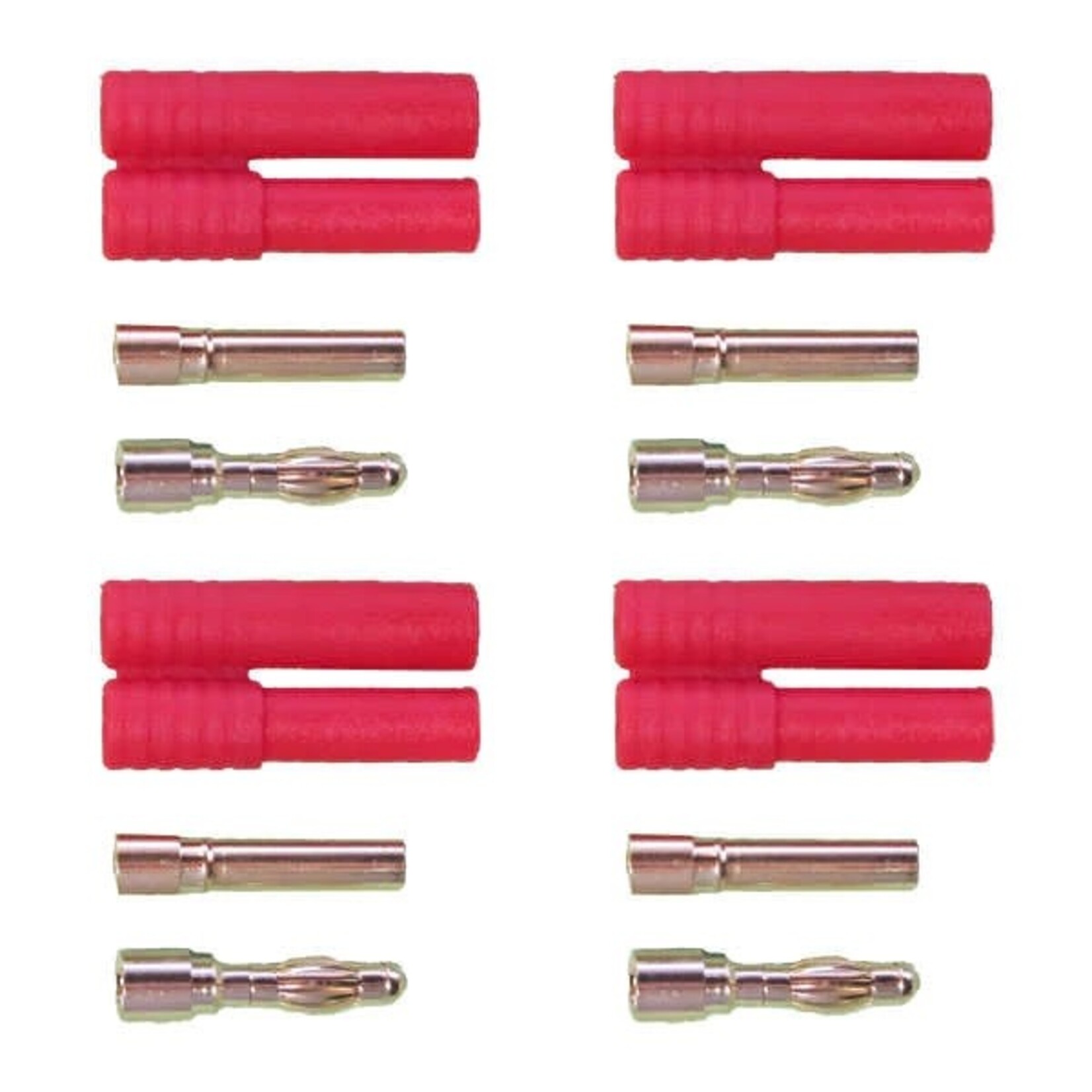 Progressive RC Progressive RC HXT 4mm Connectors (4) #AC-HXTR