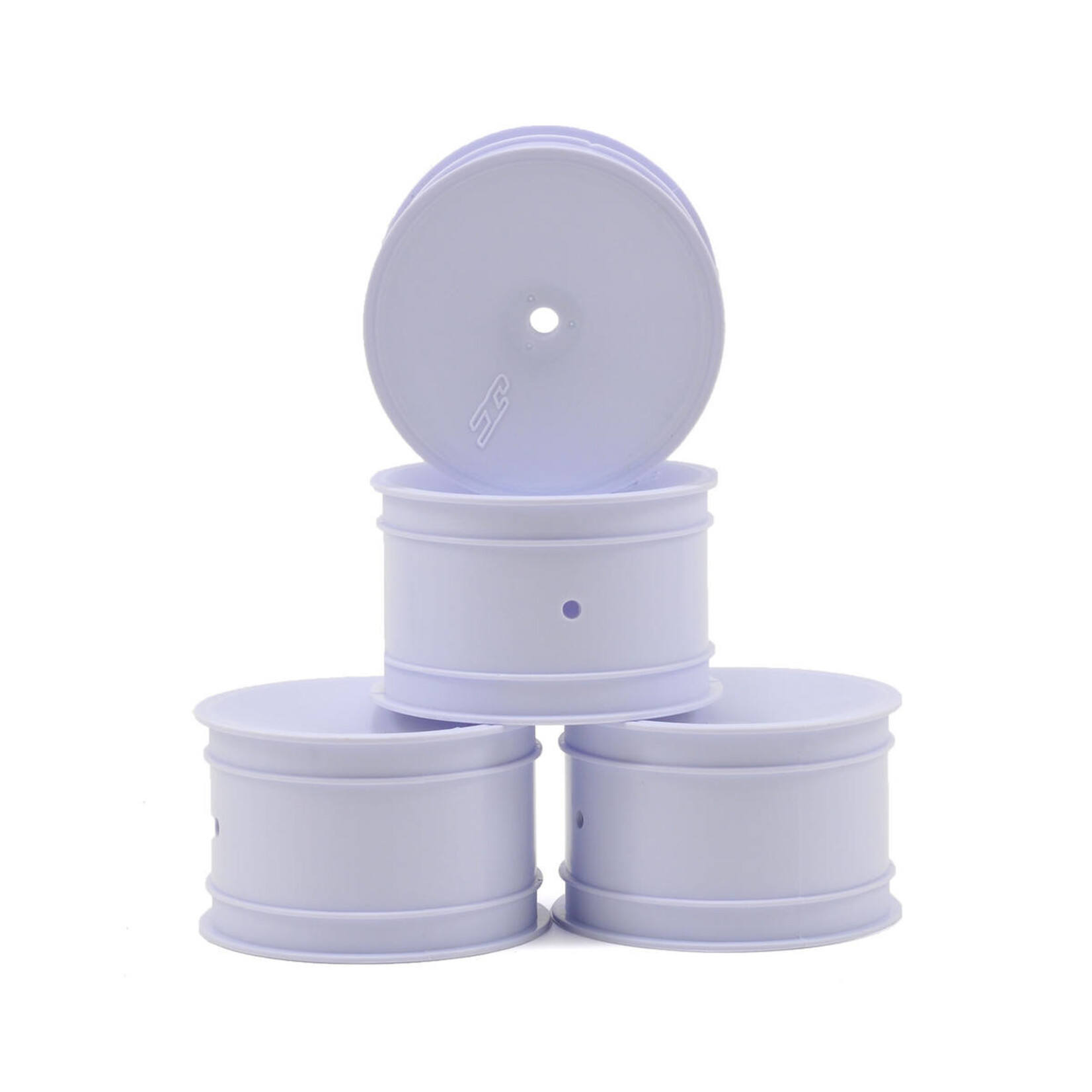 JConcepts #3348W JConcepts 12mm Hex Mono 2.2 Rear Wheels (4) (B6/B74/RB6) (White)