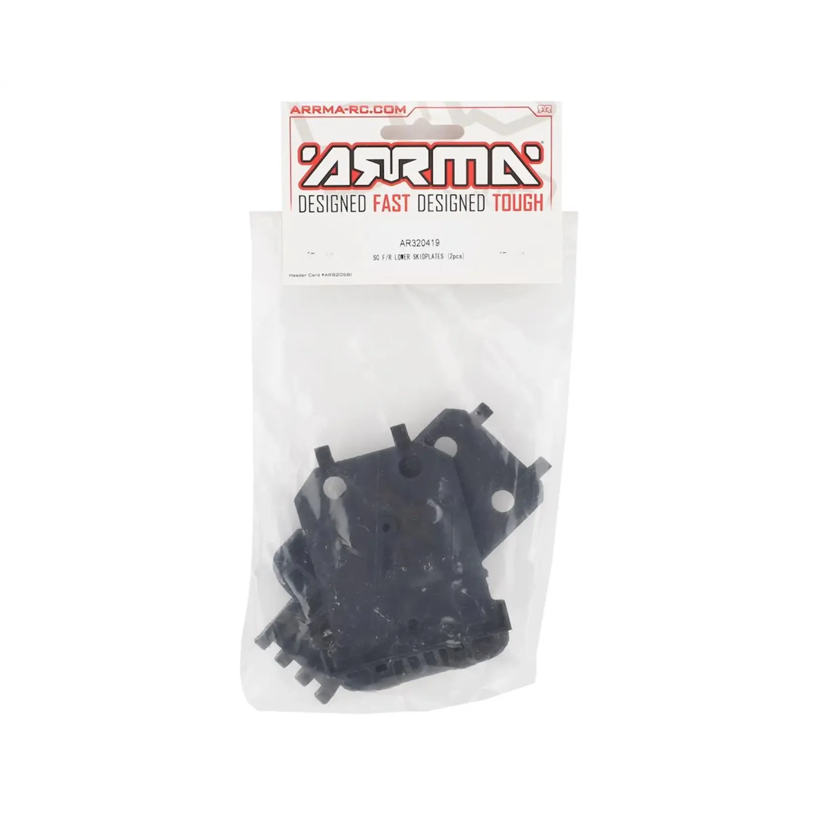 ARRMA Arrma F/R Lower Skidplate (2): 4x4 Senton Mega #AR320419