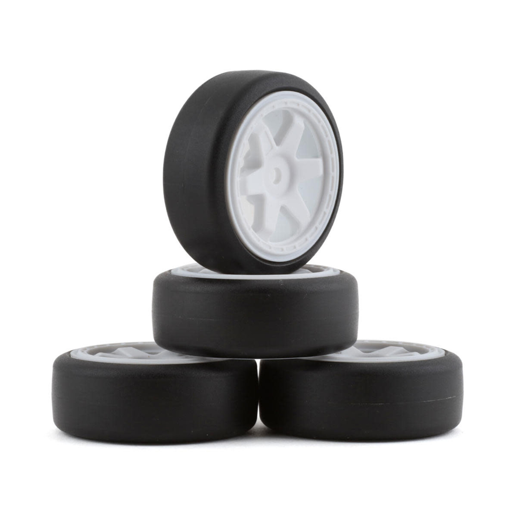 Team Associated #21592  Team Associated Reflex 14R Hoonitruck Pre-Mounted Tires (4) (Drift) w/12mm Hex