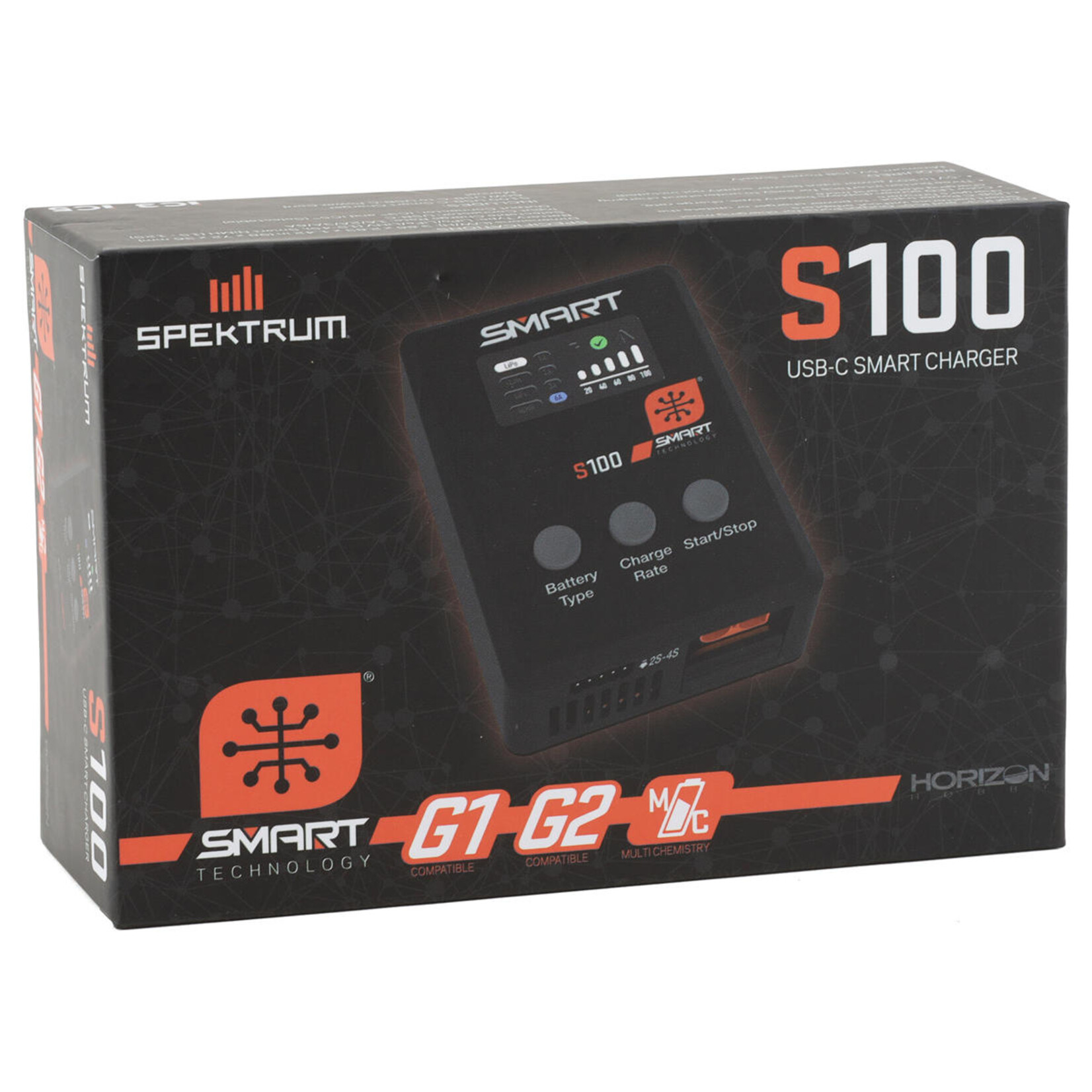 Spektrum #SPMXC2090 Spektrum RC S100 DC/USB 4S LiPo Smart Charger