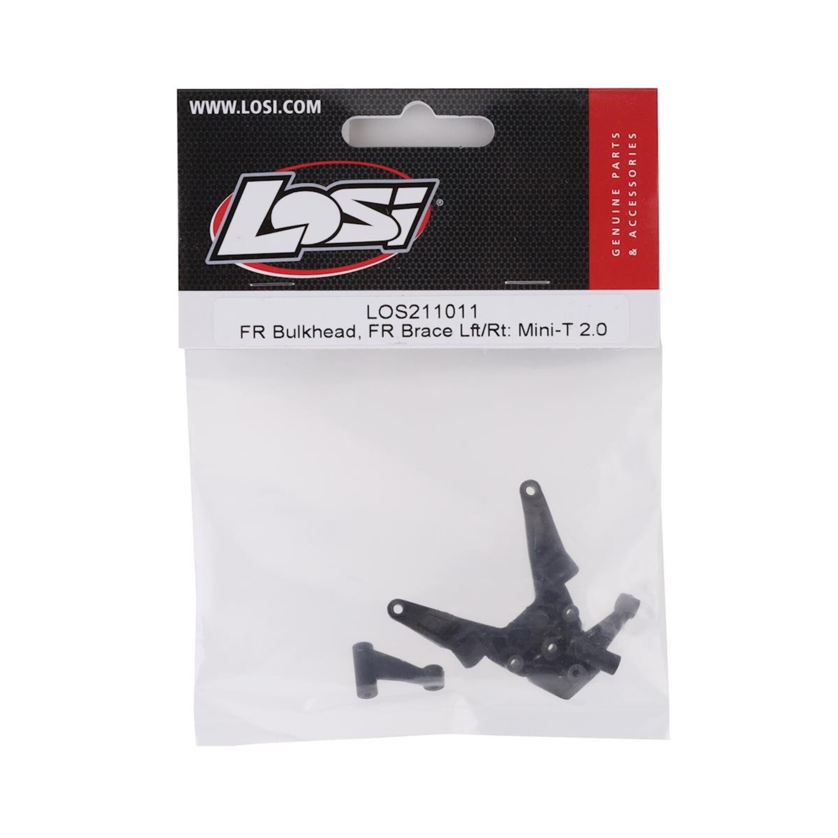 Losi #LOS211011 Losi Mini-T 2.0 Front Bulkhead & Brace
