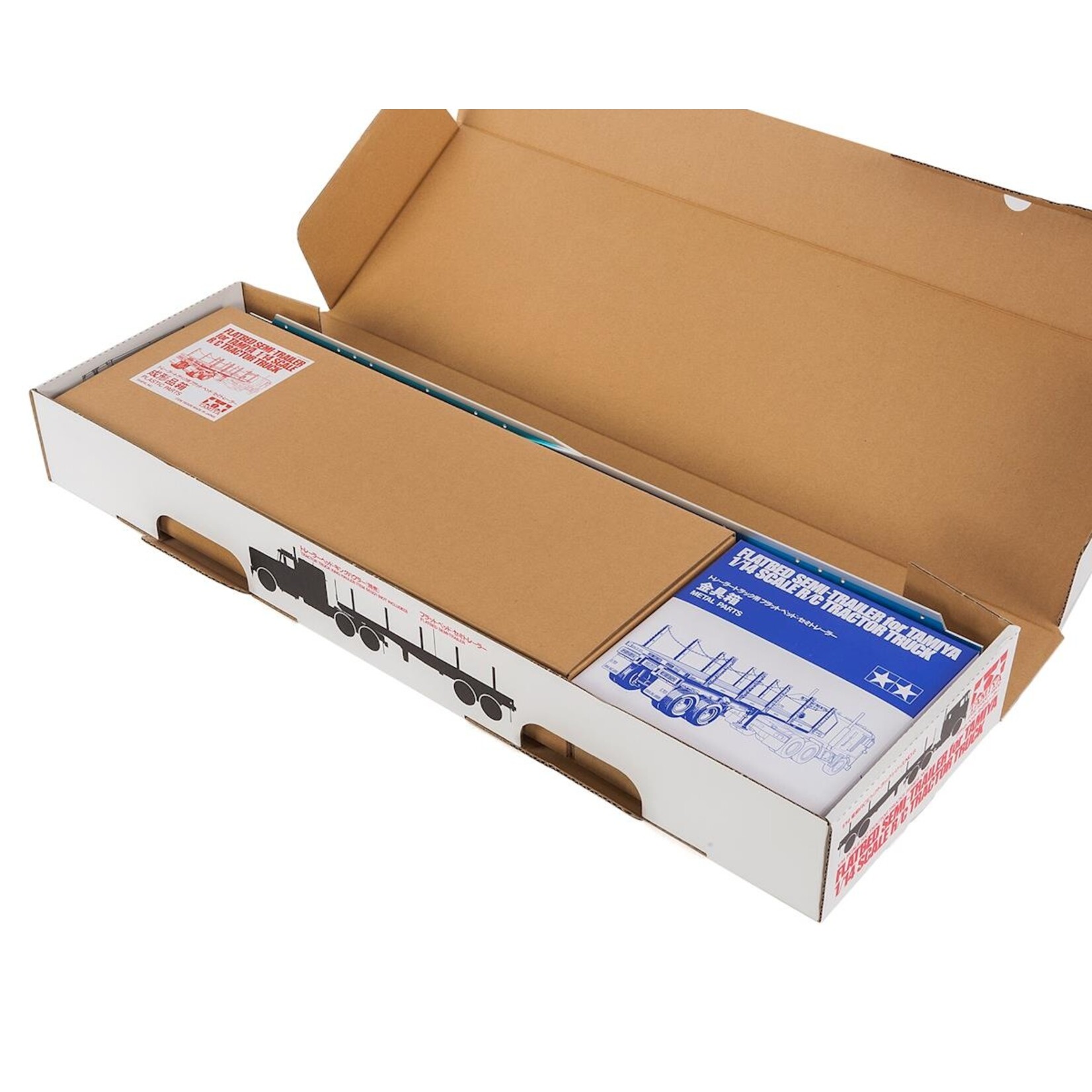 Tamiya #56306 Tamiya 1/14 Semi Truck Flatbed Trailer