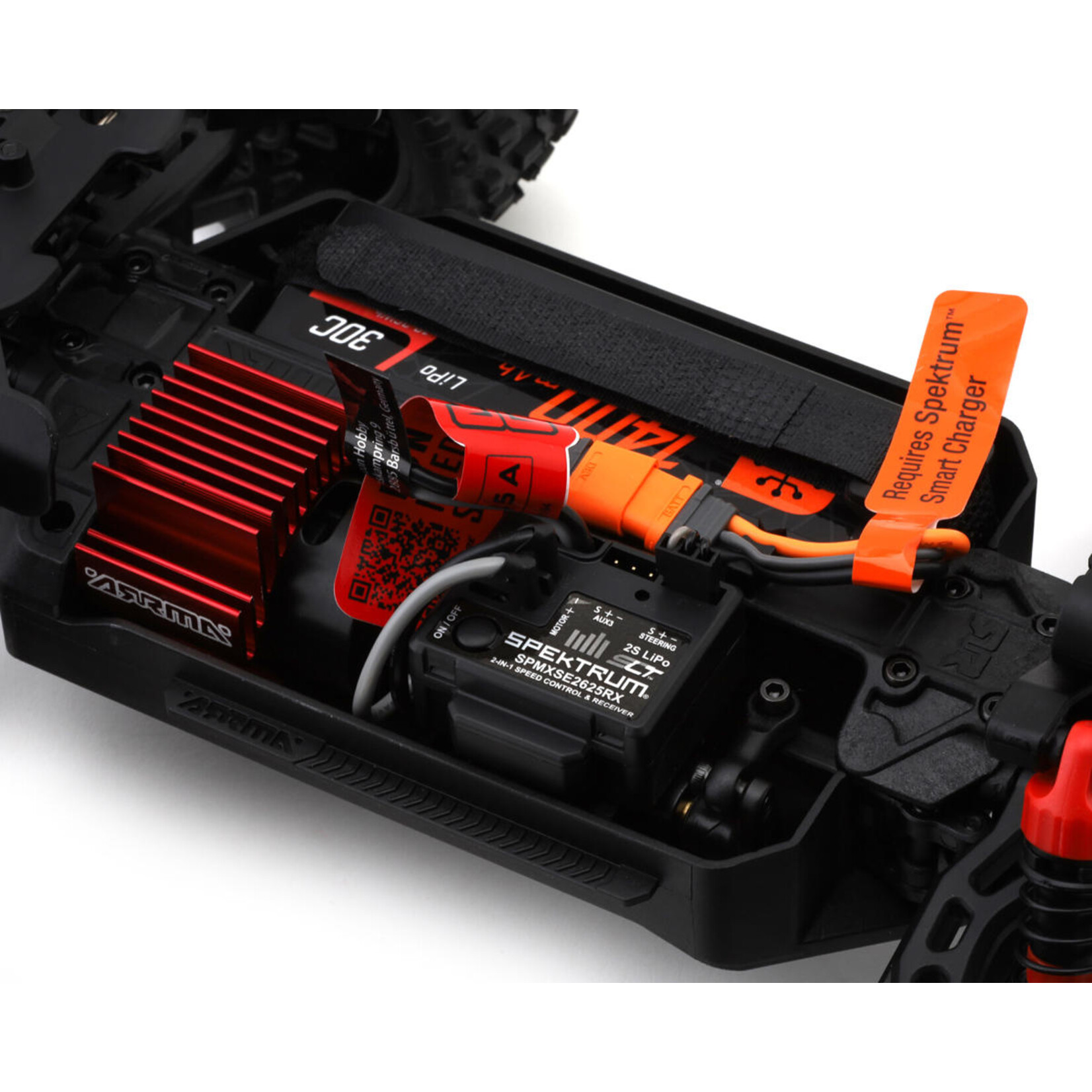 ARRMA #ARA2102T2  Arrma Granite Grom MEGA 4WD 380 Brushed 1/18 Monster Truck RTR (Red) w/SLT2 2.4GHz Radio, Battery & Charger