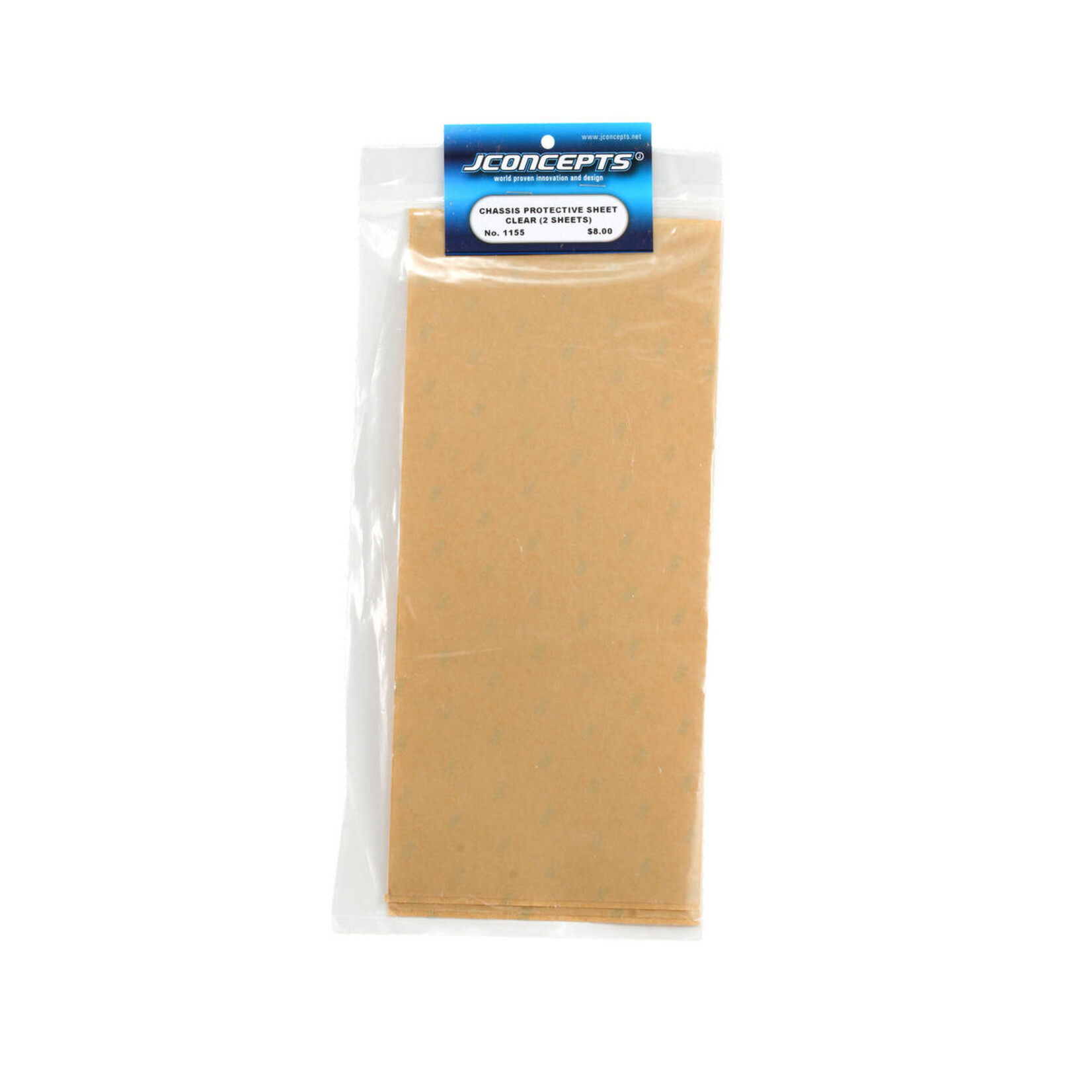 JConcepts #1155 JConcepts 14x5.5" Chassis Protector Sheet (2)