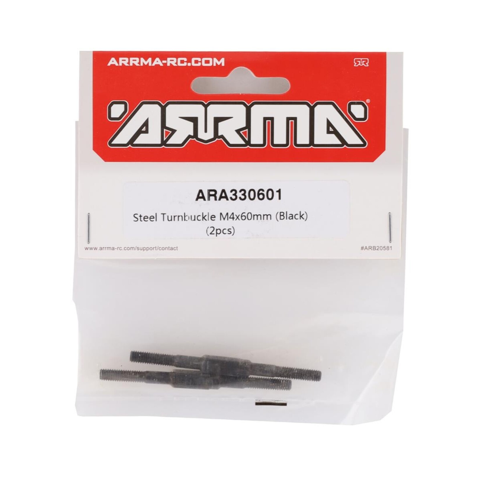 ARRMA Arrma Mojave 6S BLX 4x60mm Steel Turnbuckle (2) # ARA330601
