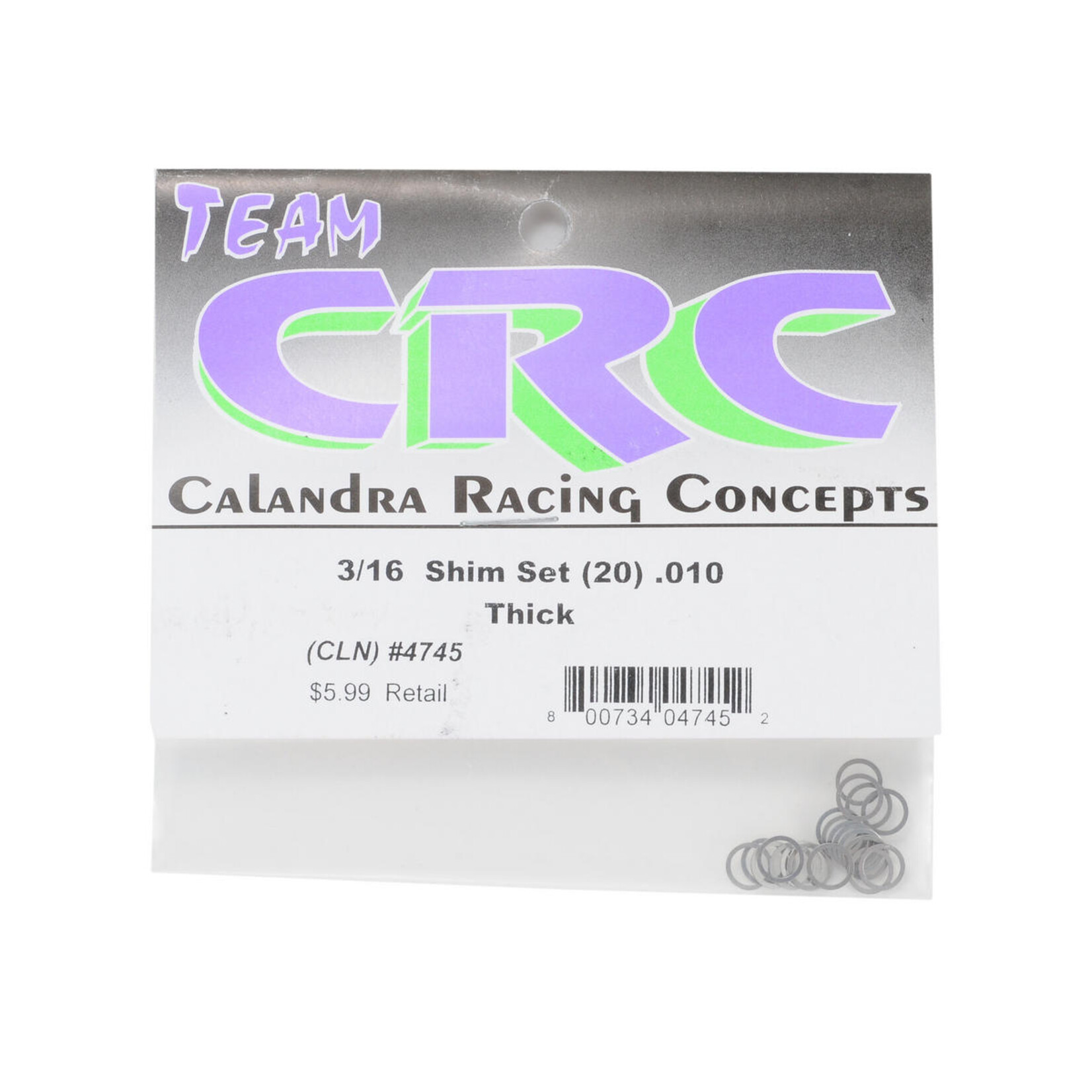CRC - Calandra Racing Concepts CRC 3/16" Shim Set (.010) (20) # 4745