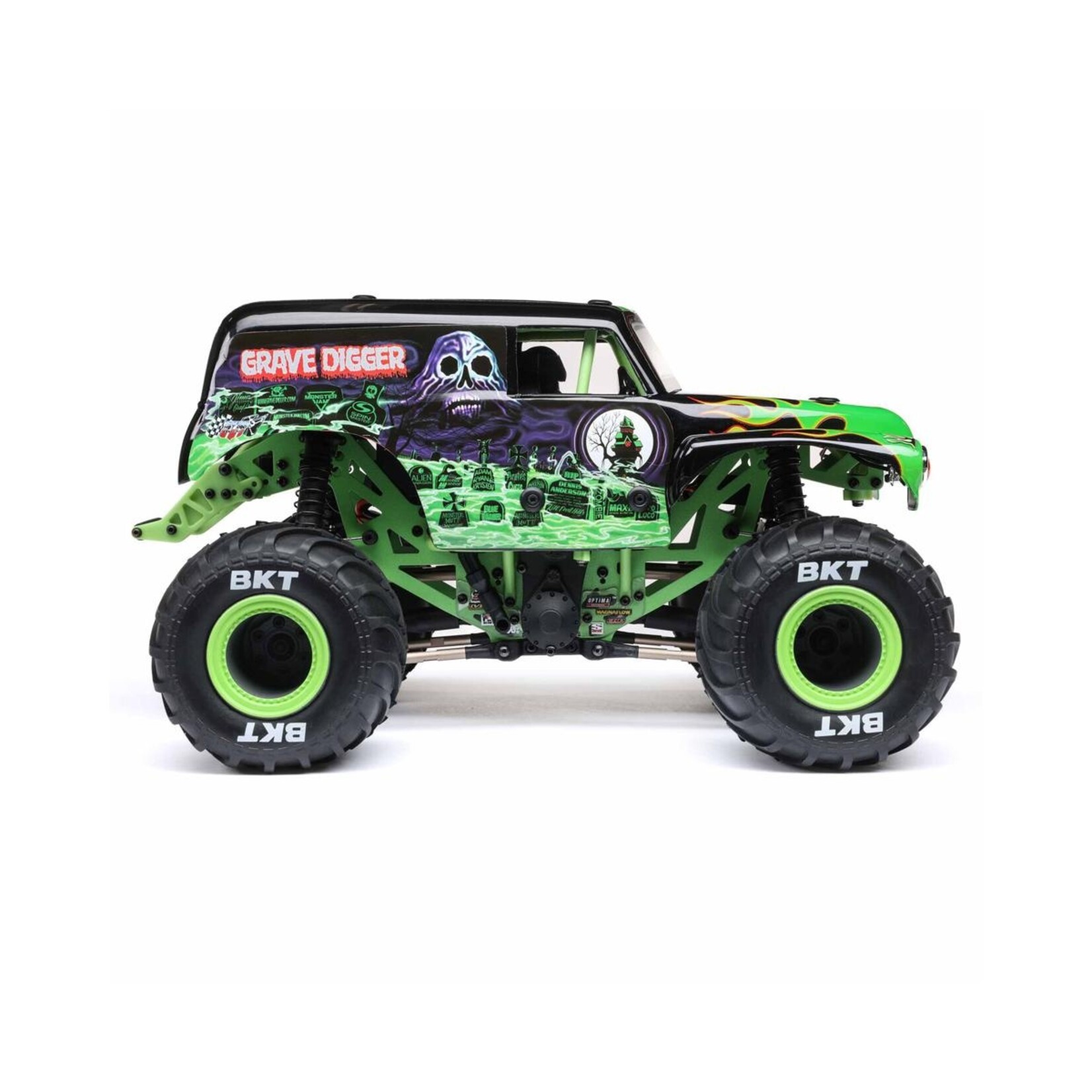 Losi Losi 1/18 Mini LMT 4X4 Brushed RTR Monster Truck (Grave Digger) w/SLT2 2.4GHz Radio, Battery & Charger #LOS01026T1