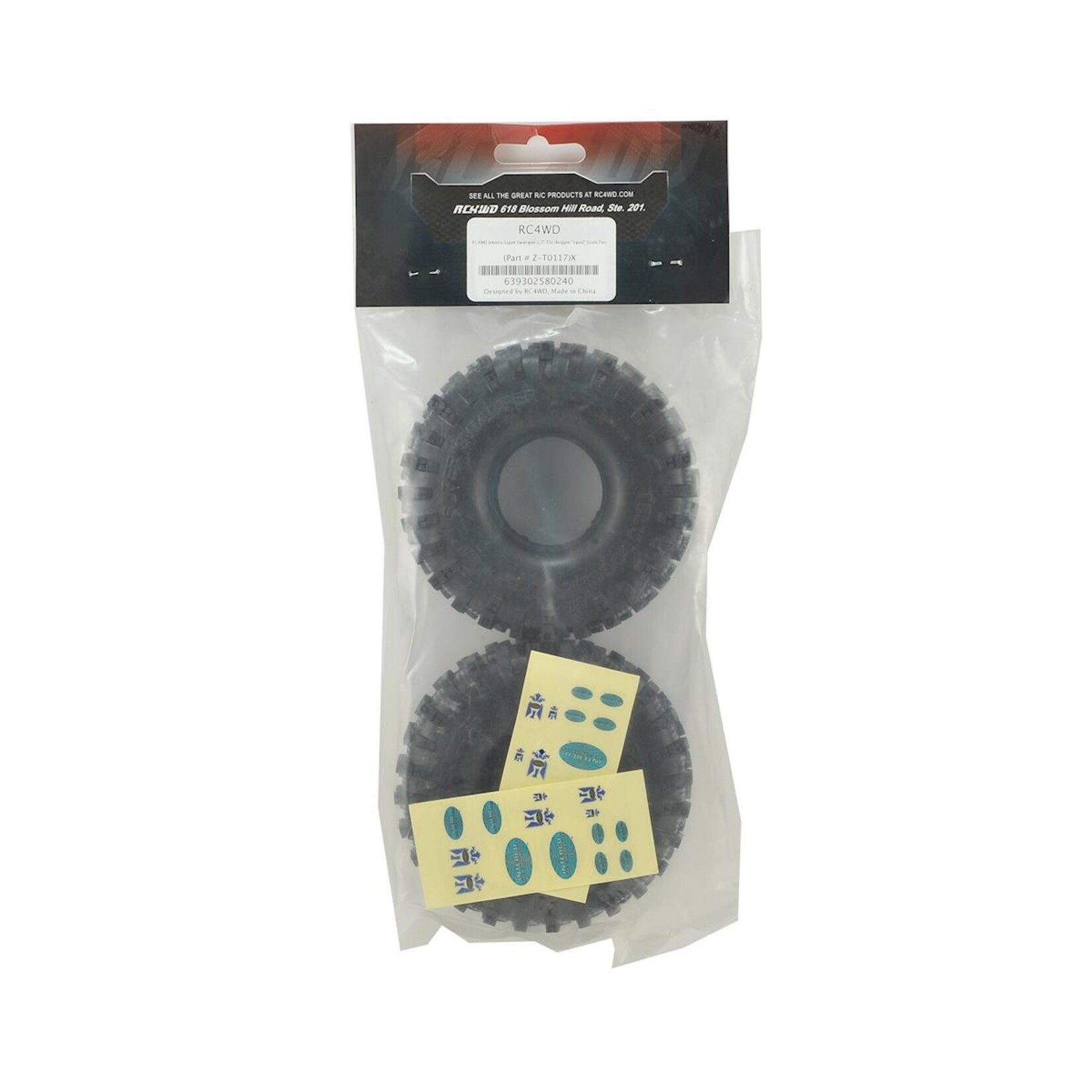 RC4WD #Z-T0117 RC4WD Interco Super Swamper 1.7" TSL/Bogger "Siped" Scale Tire (2) (X2)