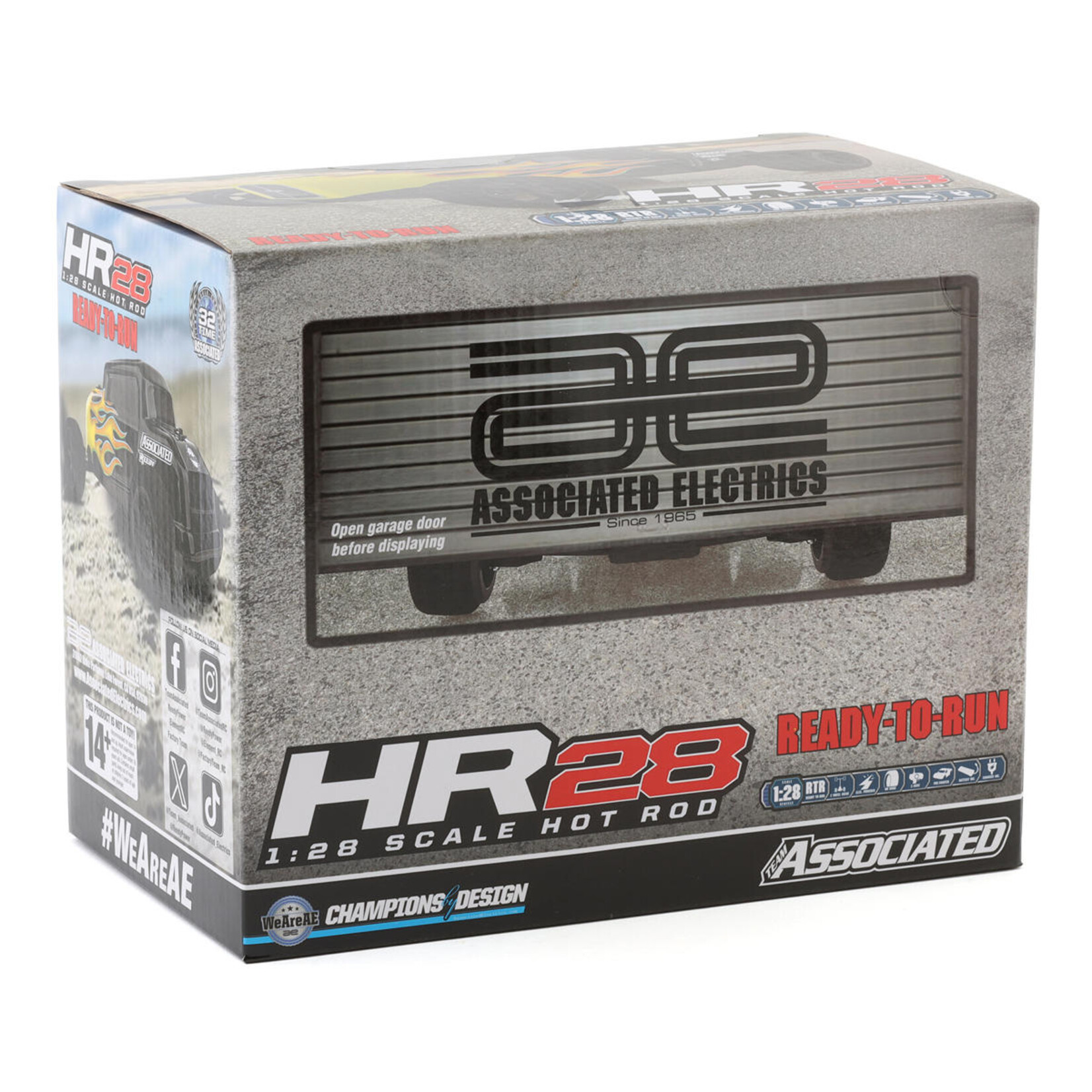 Team Associated Team Associated HR28 1/28 Scale Mini RTR Hot Rod w/2.4GHz Radio #20163