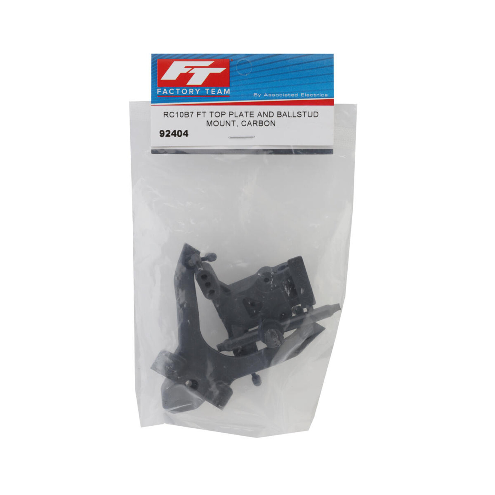 Factory Team #92404 Team Associated RC10B7 Factory Team Carbon Top Plate & Ballstud Mount Set