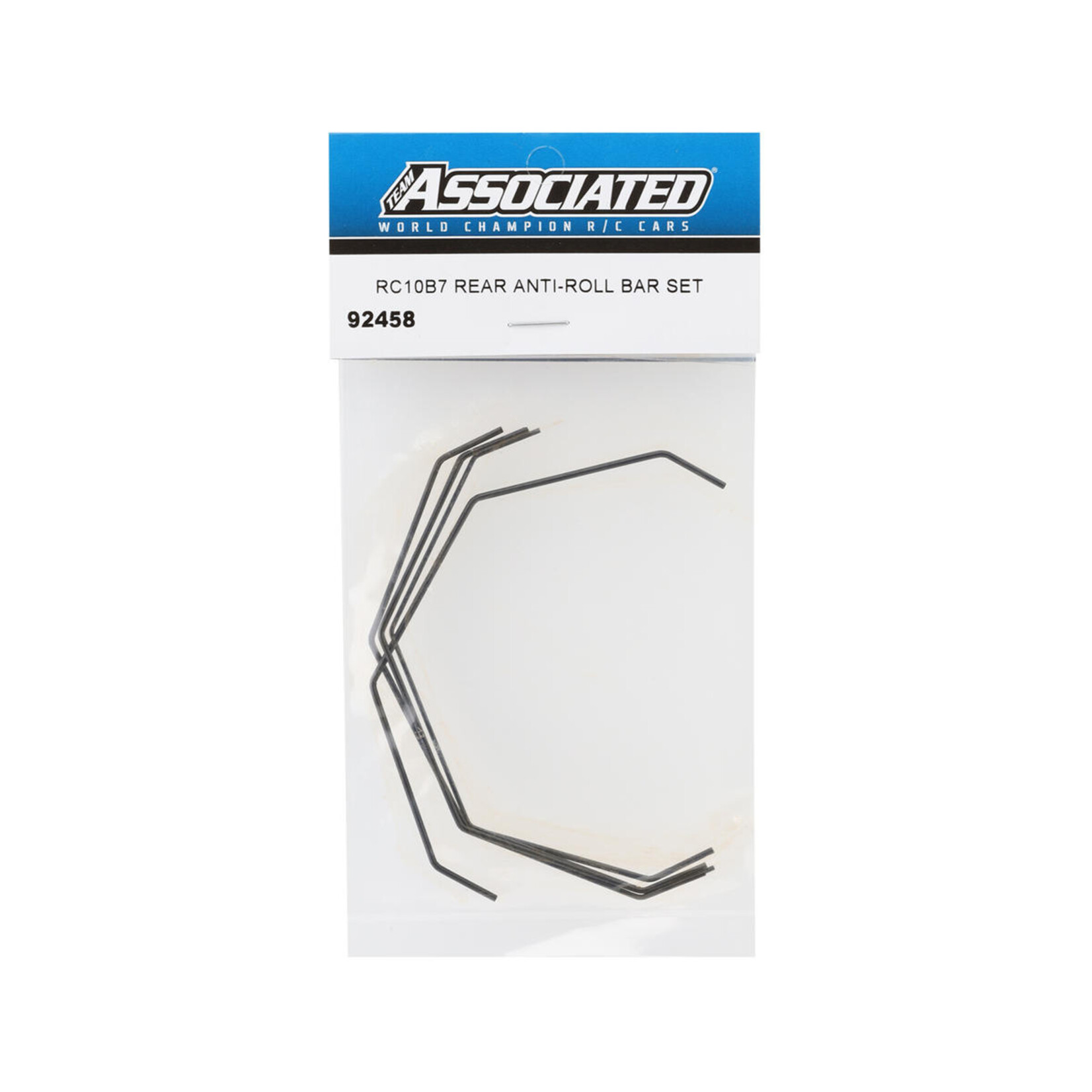 Team Associated #92458 Team Associated RC10B7 Rear Anti-roll Bar Set (5)