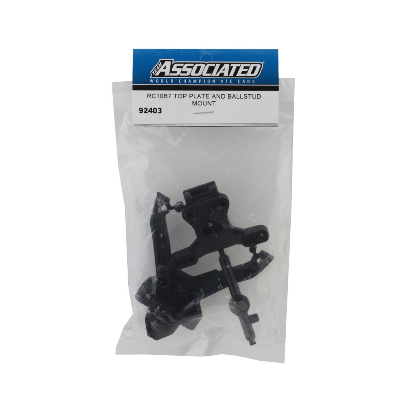 Team Associated #92403 Team Associated RC10B7 Top Plate & Ballstud Mount Set