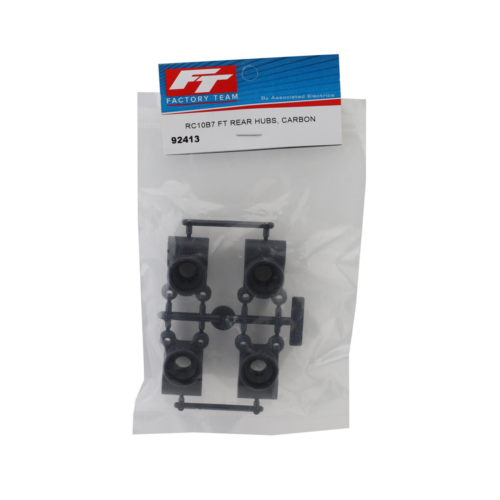 Factory Team #92413 Team Associated RC10B7 Factory Team Carbon Rear Hubs (4)