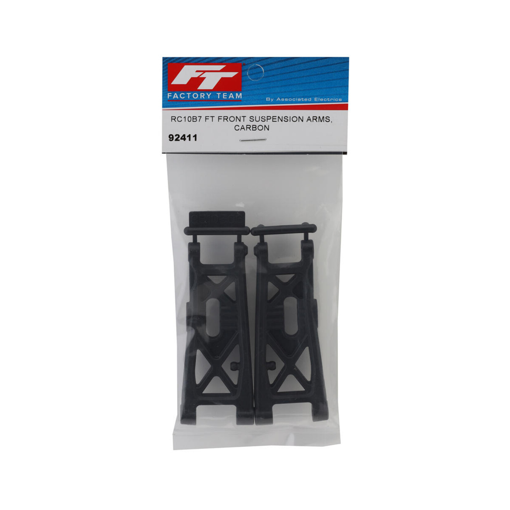 Factory Team #92411 Team Associated RC10B7 Factory Team Carbon Front Suspension Arms (2)