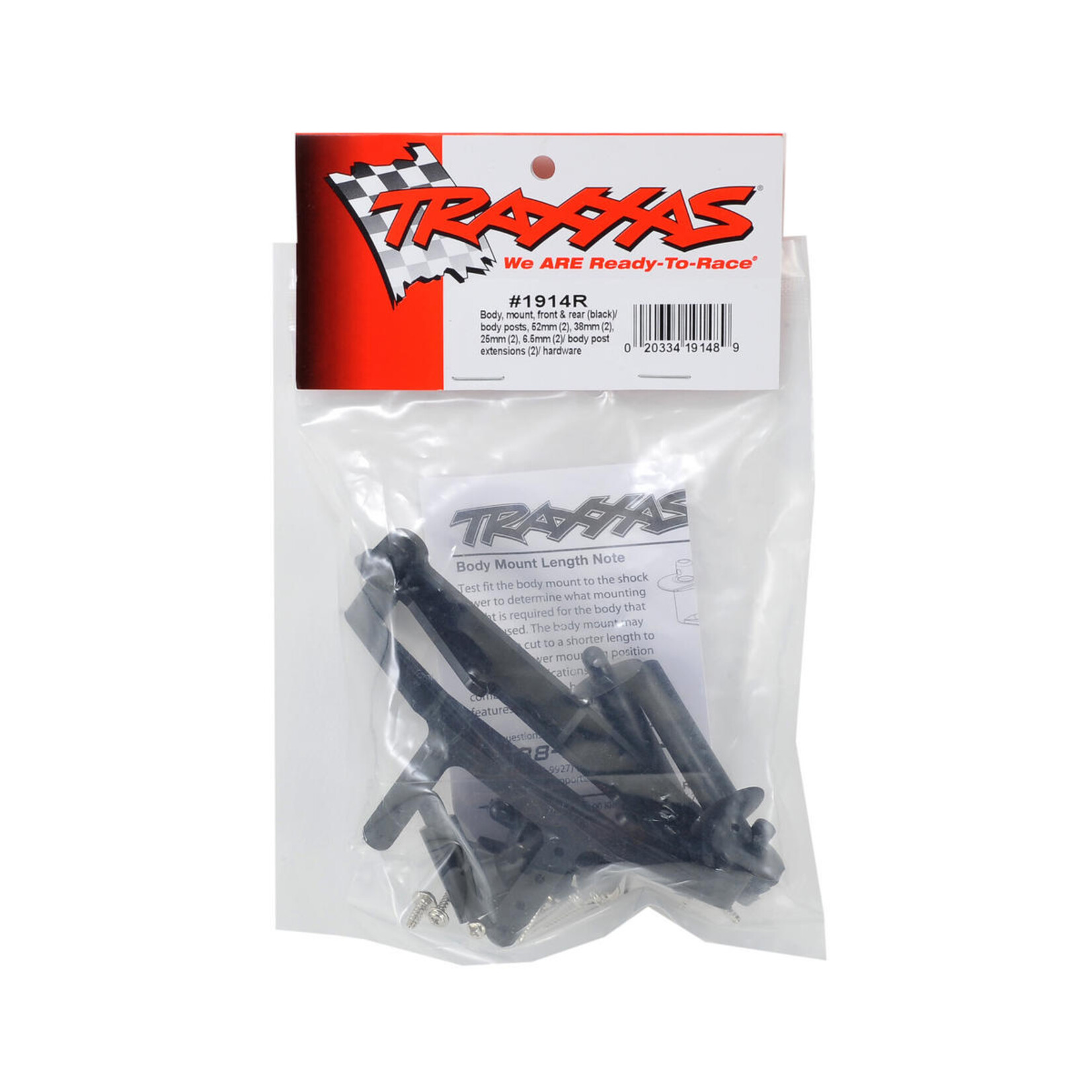 Traxxas #1914R Traxxas Front & Rear Body Mount Set w/Hardware